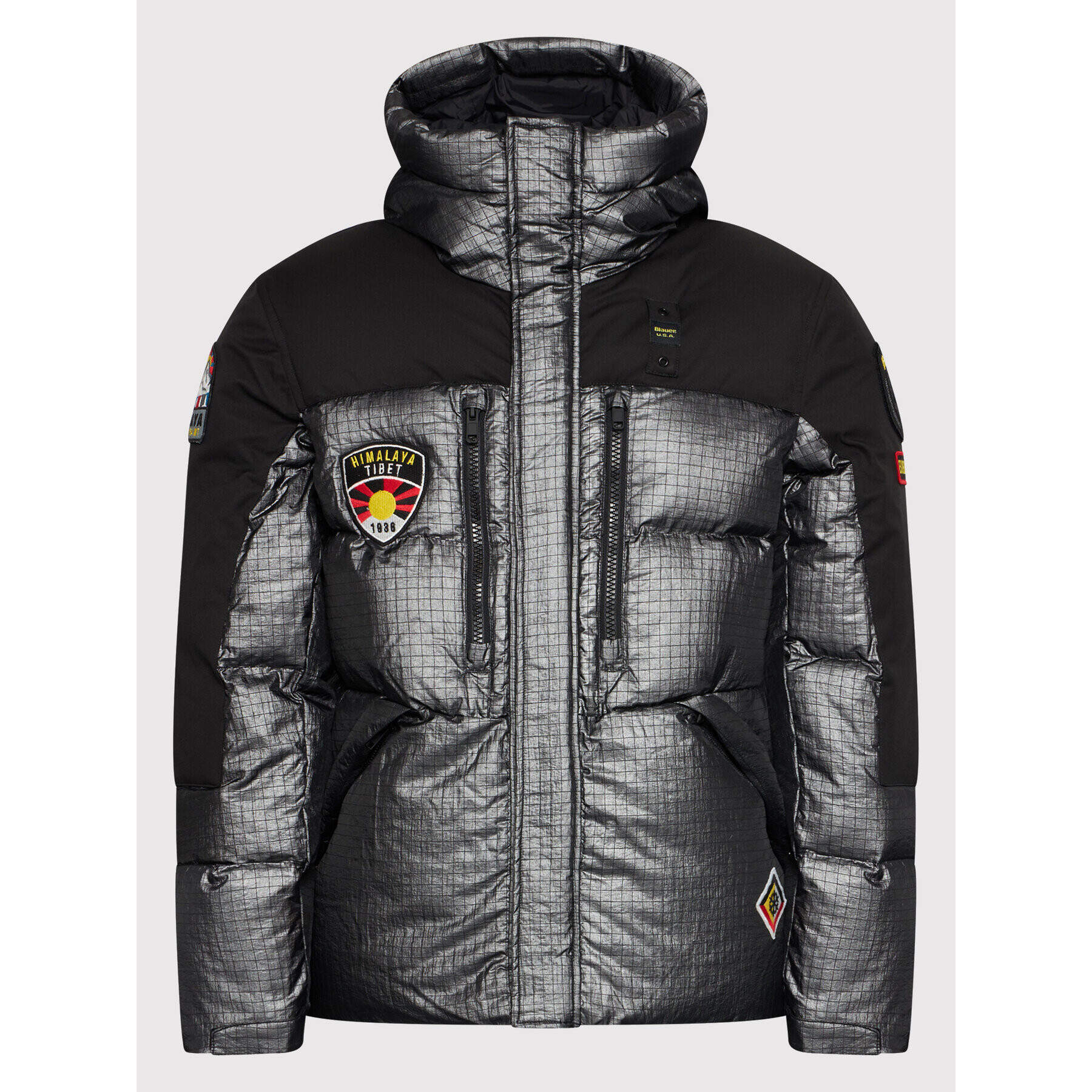Blauer Пухено яке Ruben Expedition 21WBLUC03100 006059 Черен Regular Fit - Pepit.bg