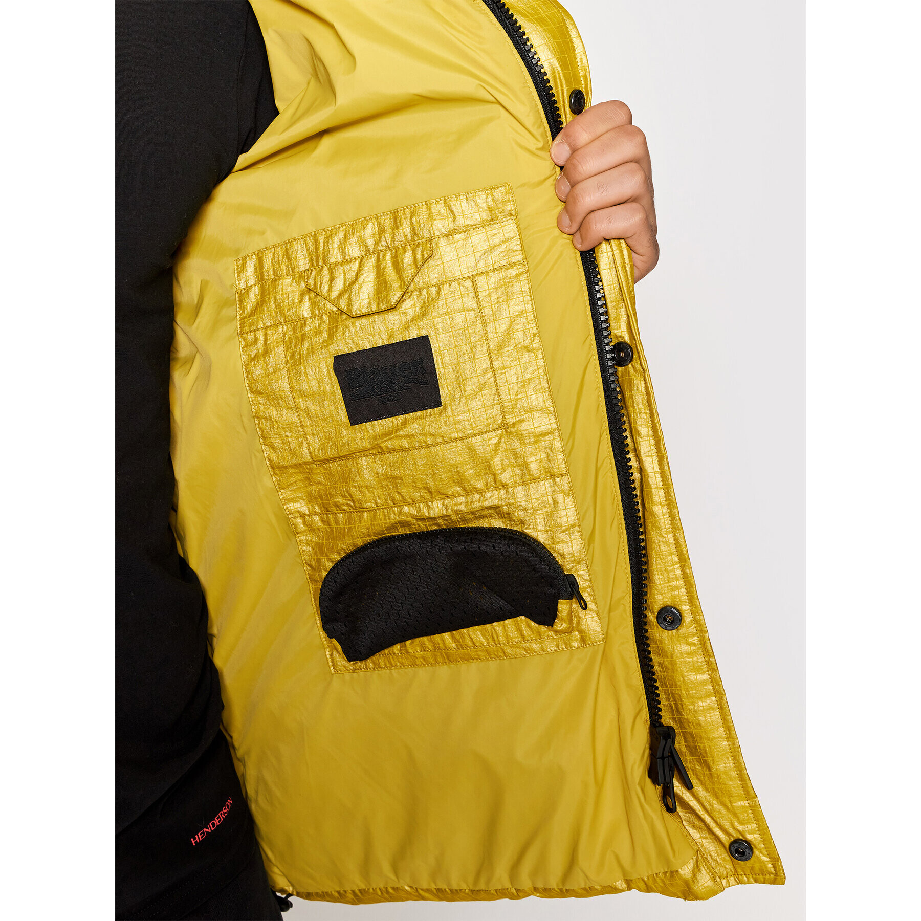Blauer Пухено яке Ruben Expedition 21WBLUC03100 006059 Жълт Regular Fit - Pepit.bg