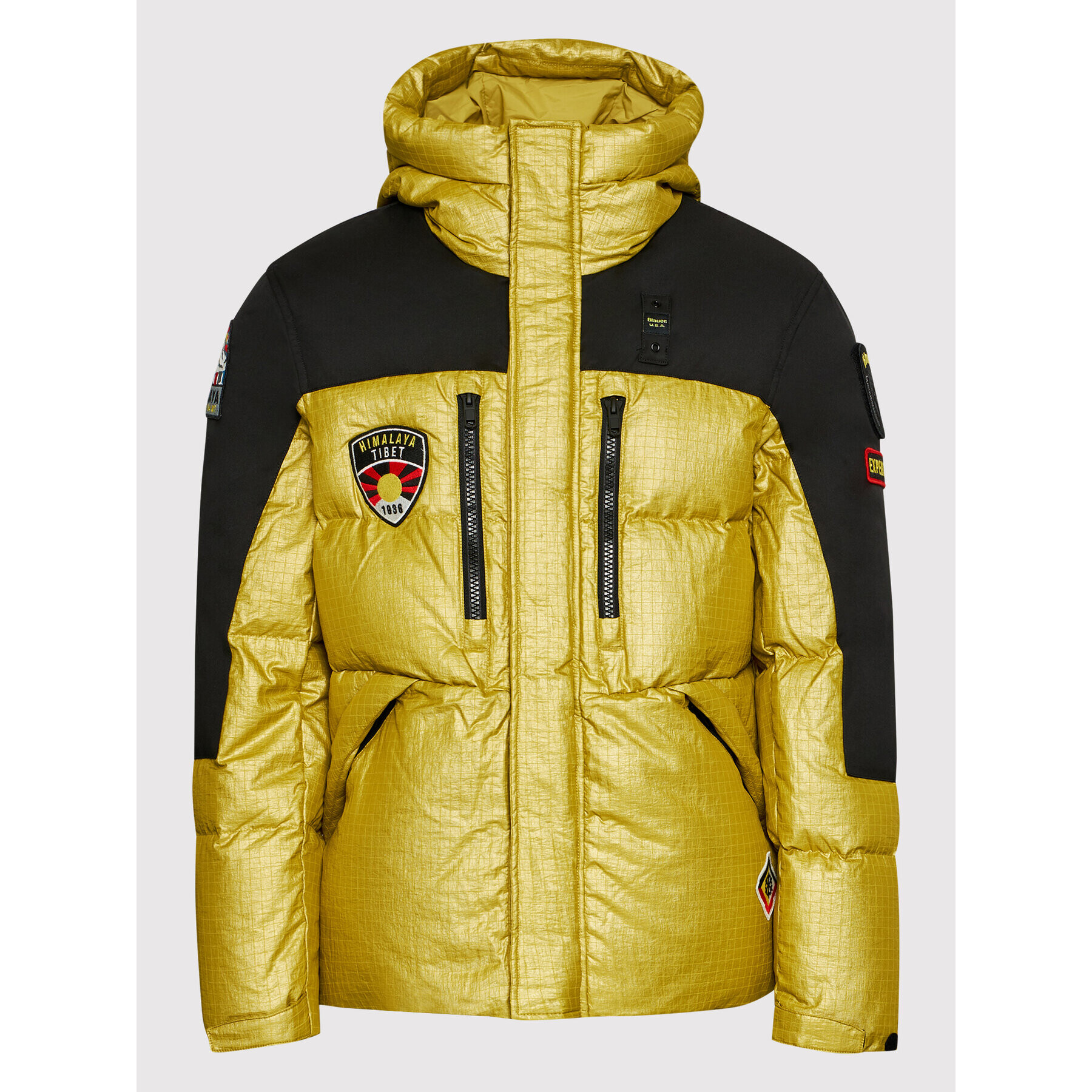 Blauer Пухено яке Ruben Expedition 21WBLUC03100 006059 Жълт Regular Fit - Pepit.bg