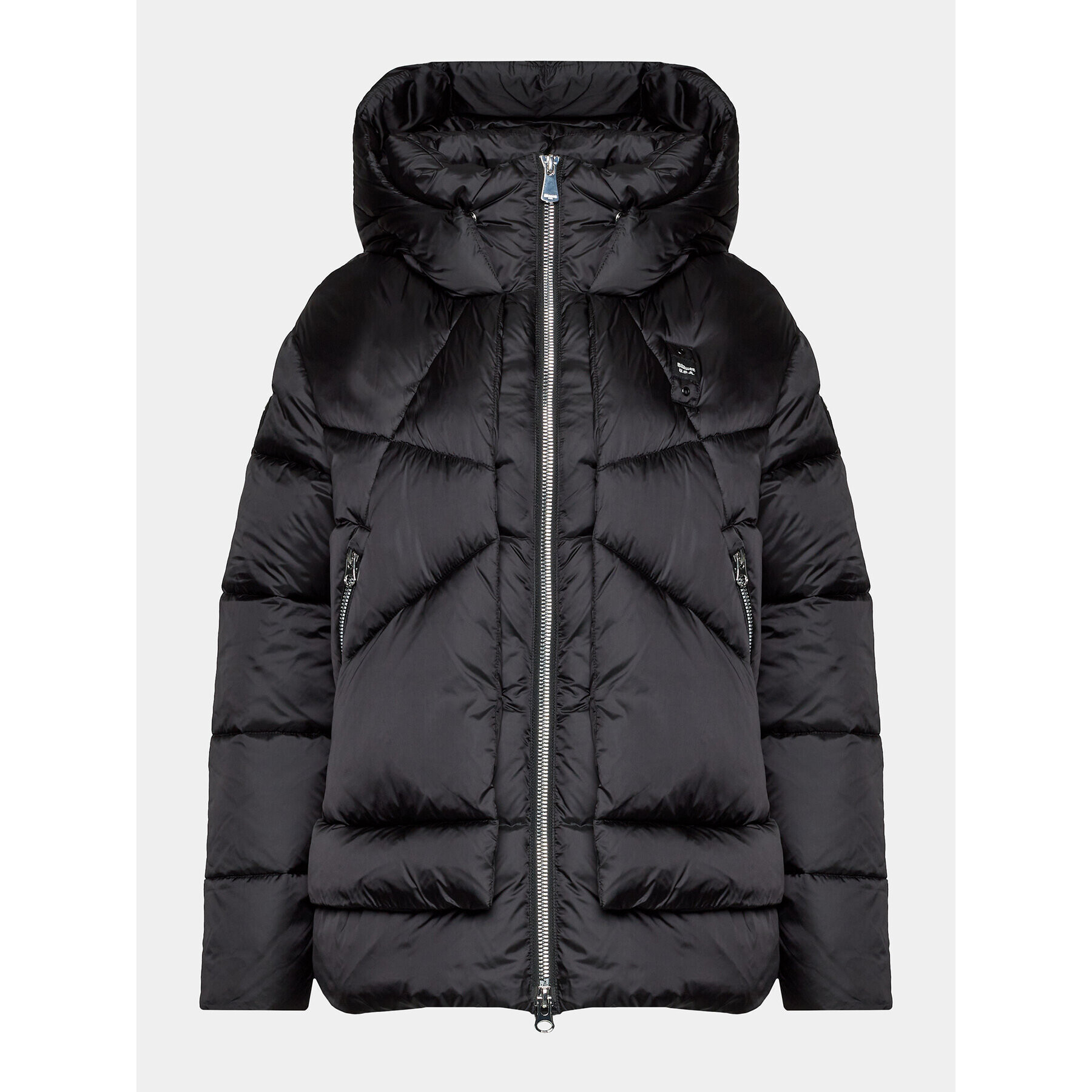 Blauer Пухено яке 23WBLDC02037 Черен Regular Fit - Pepit.bg