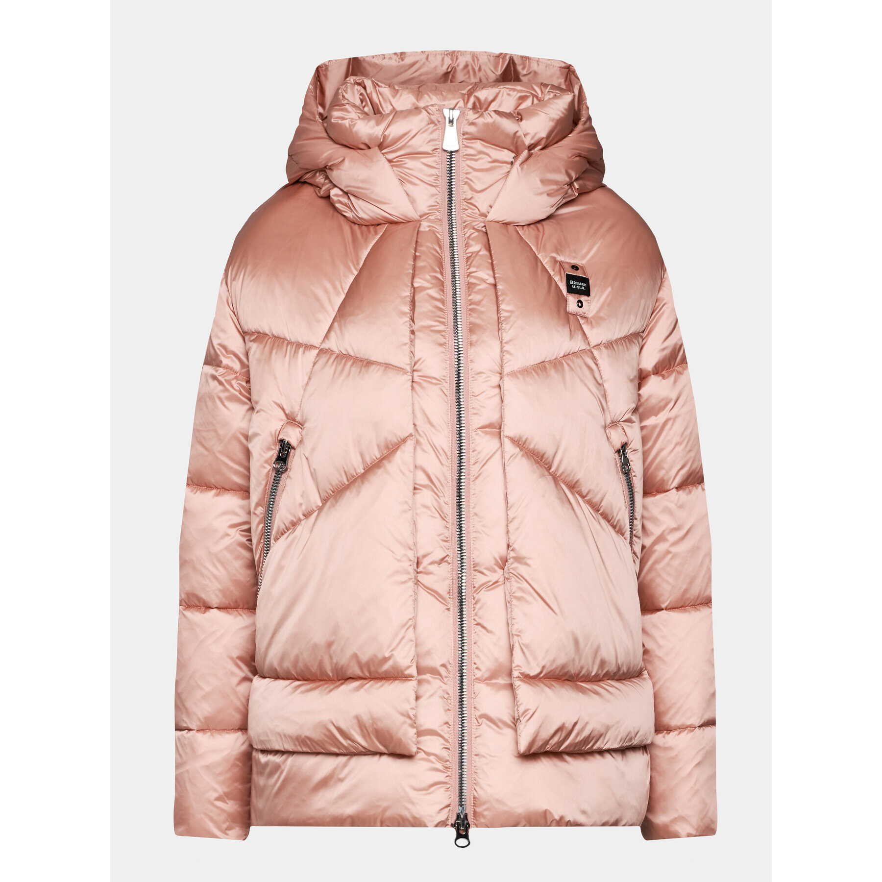 Blauer Пухено яке 23WBLDC02037 Розов Regular Fit - Pepit.bg