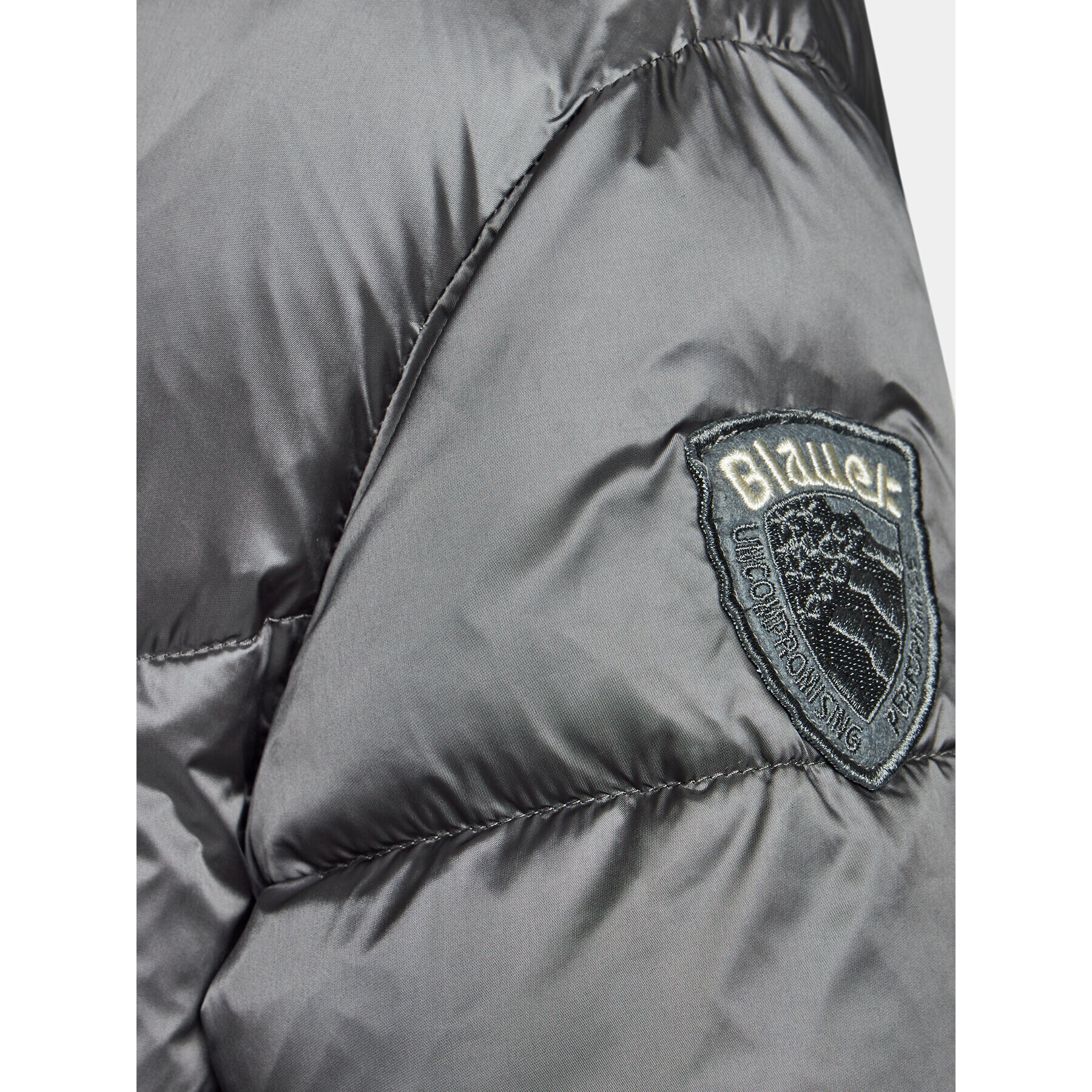Blauer Пухено яке 23WBLDC02037 Сив Regular Fit - Pepit.bg