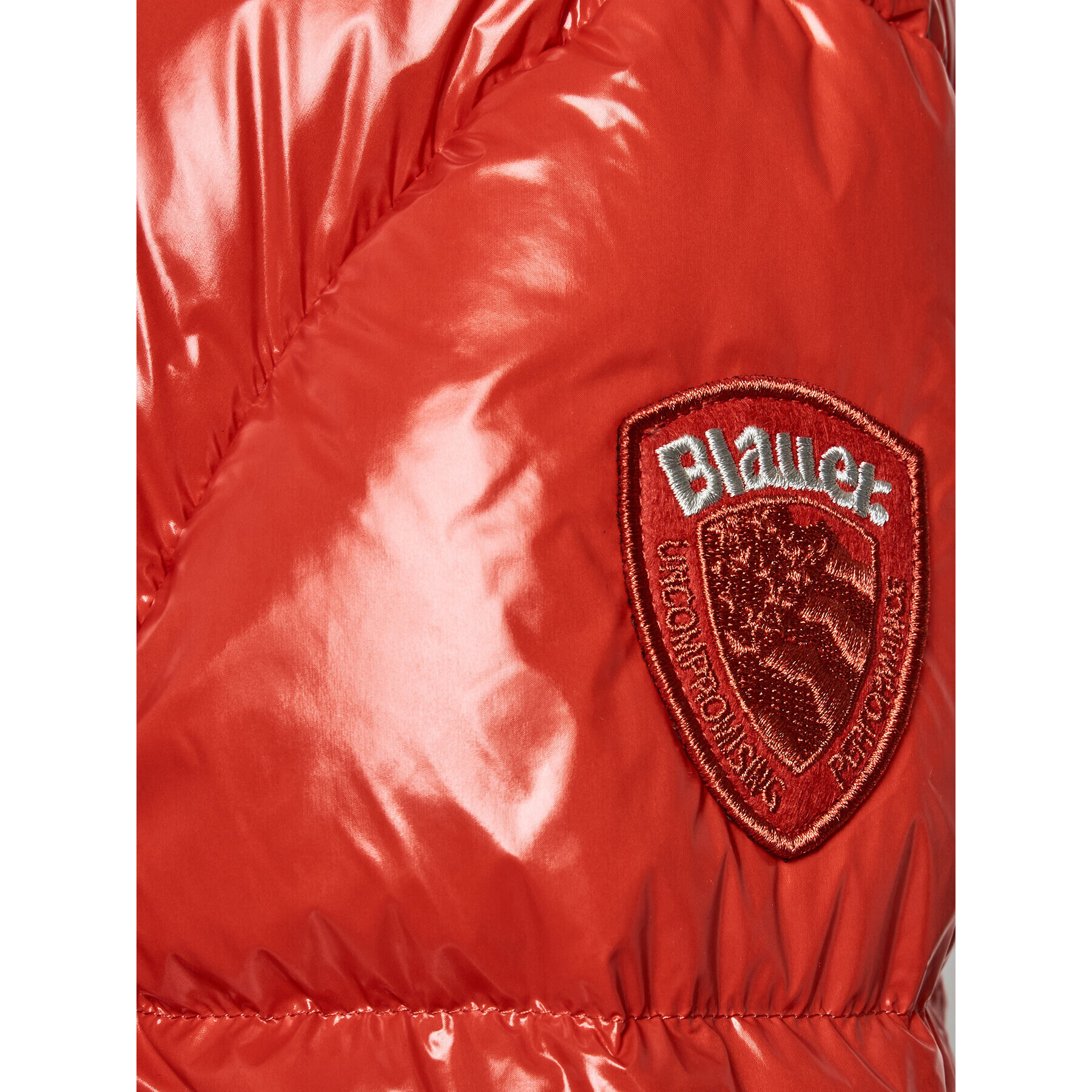 Blauer Пухено яке 23WBLDC03022 Червен Regular Fit - Pepit.bg