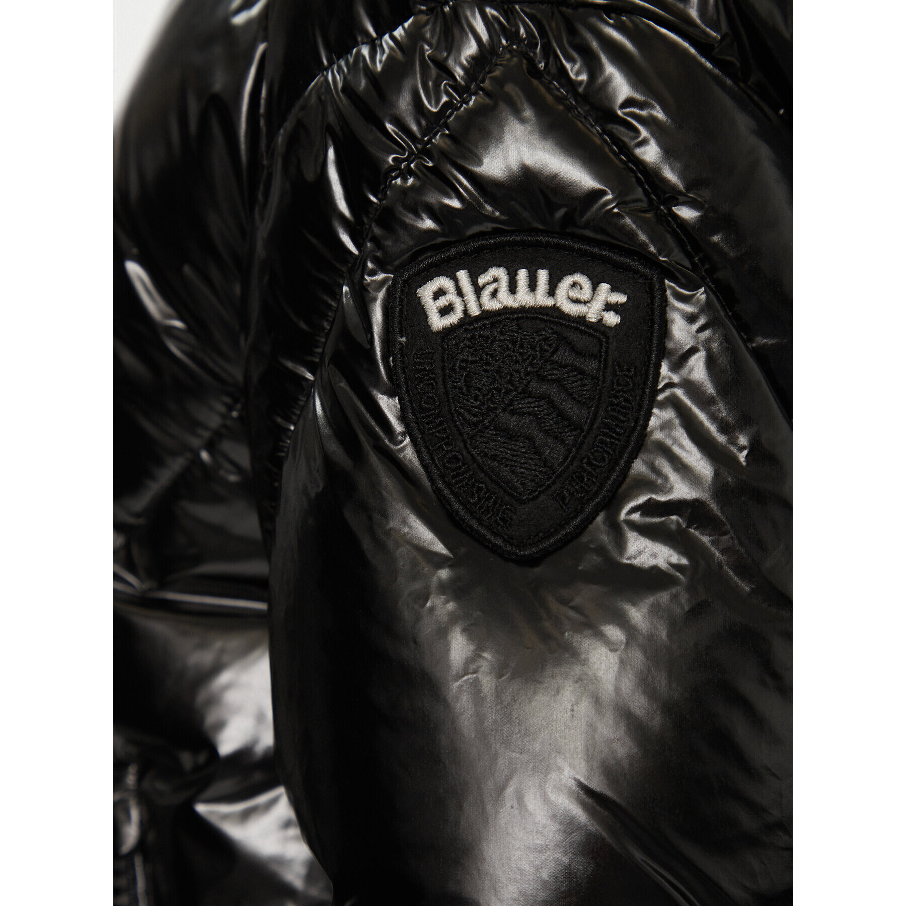 Blauer Пухено яке 23WBLDC03027 Черен Regular Fit - Pepit.bg