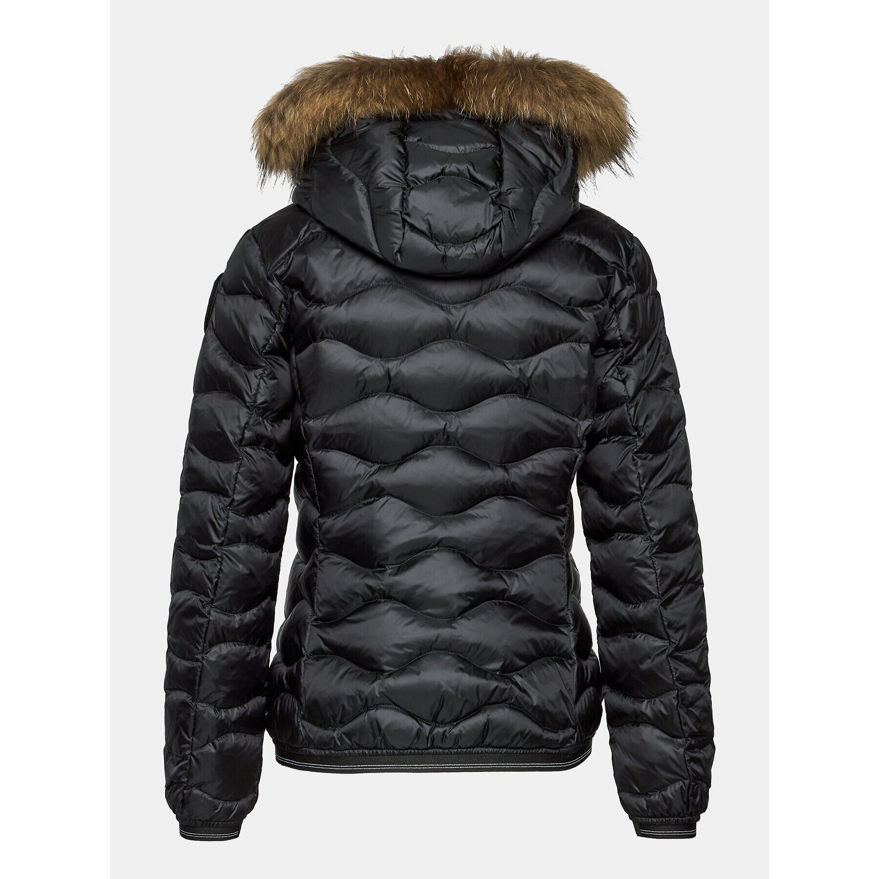 Blauer Пухено яке 23WBLDC03093 Черен Regular Fit - Pepit.bg