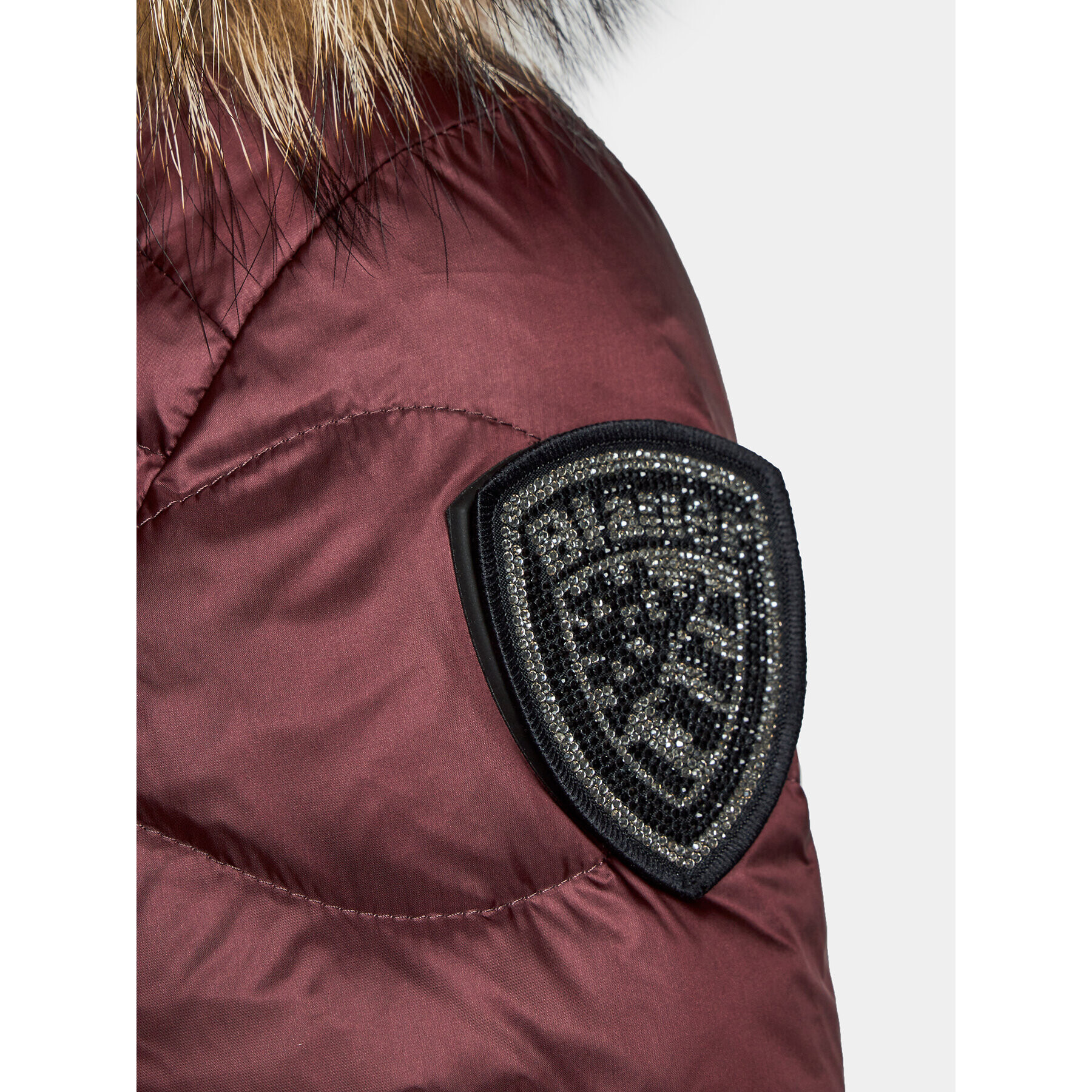 Blauer Пухено яке 23WBLDC03093 Кафяв Regular Fit - Pepit.bg