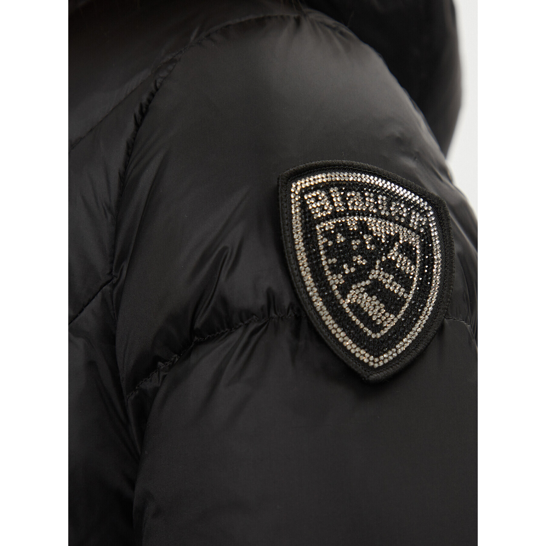 Blauer Пухено яке 23WBLDC03141 Черен Regular Fit - Pepit.bg