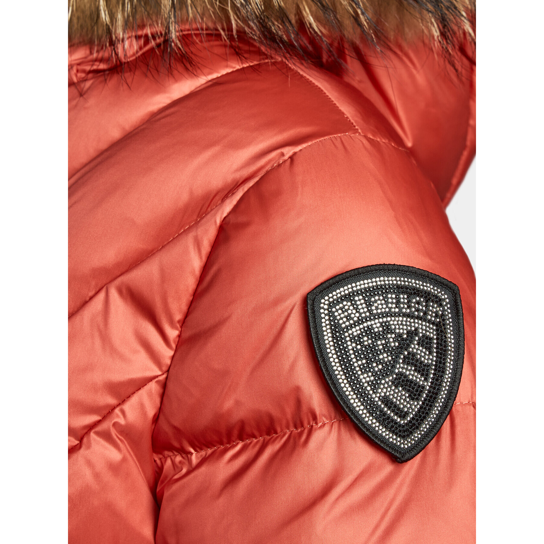 Blauer Пухено яке 23WBLDC03141 Червен Regular Fit - Pepit.bg