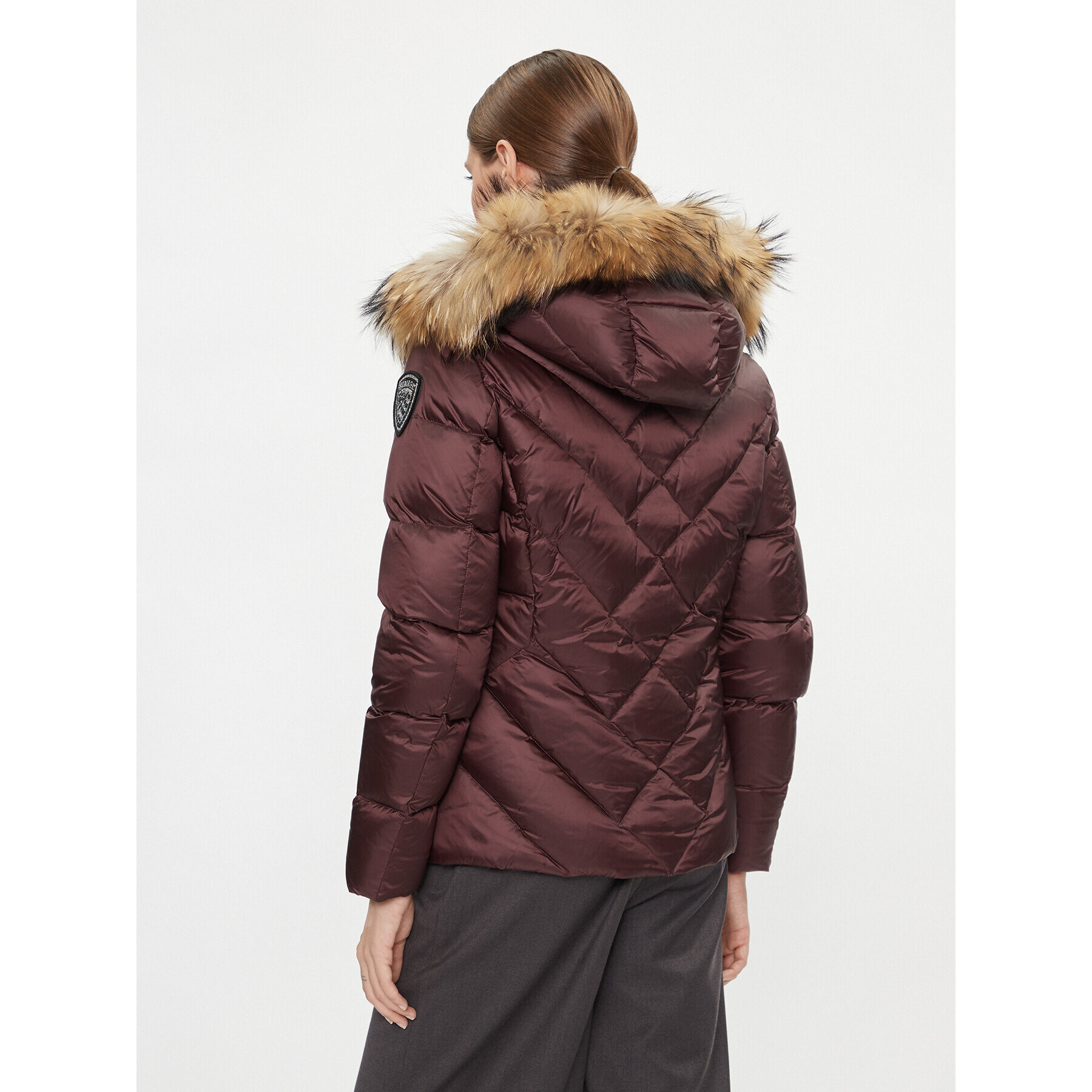 Blauer Пухено яке 23WBLDC03141 Кафяв Regular Fit - Pepit.bg