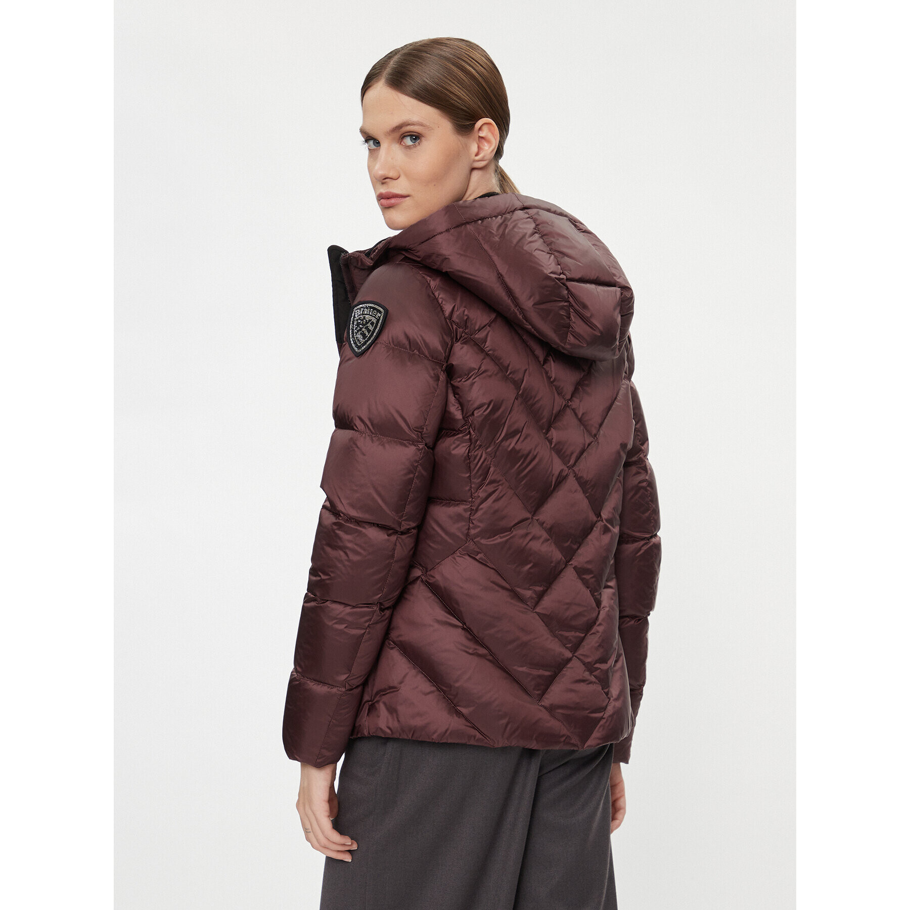 Blauer Пухено яке 23WBLDC03141 Кафяв Regular Fit - Pepit.bg