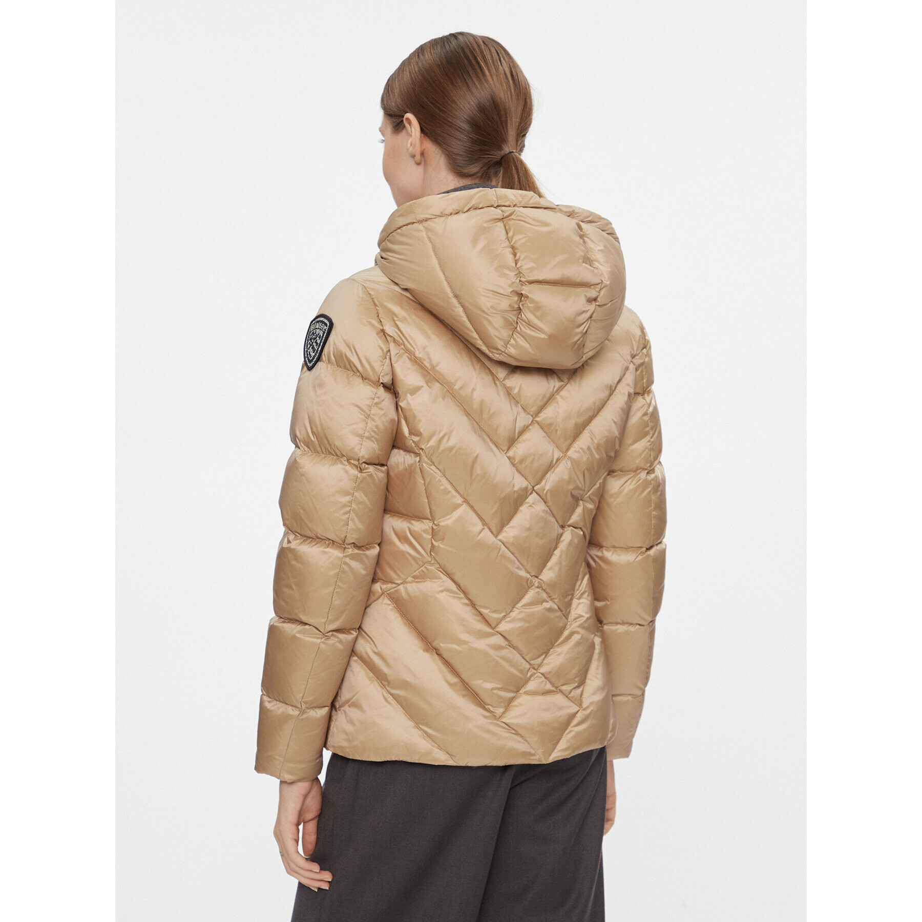 Blauer Пухено яке 23WBLDC03141 Кафяв Regular Fit - Pepit.bg