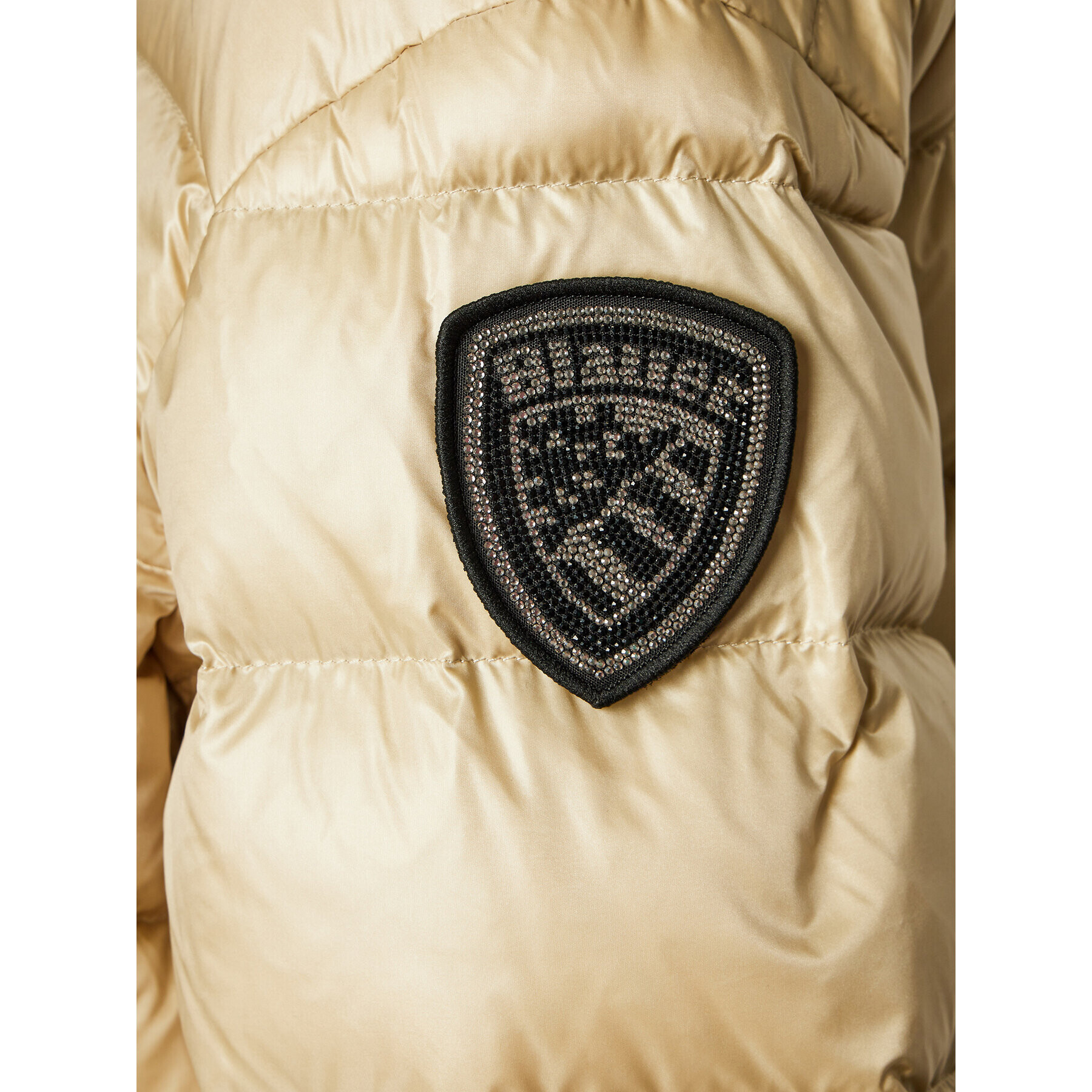 Blauer Пухено яке 23WBLDK03094 Бежов Regular Fit - Pepit.bg