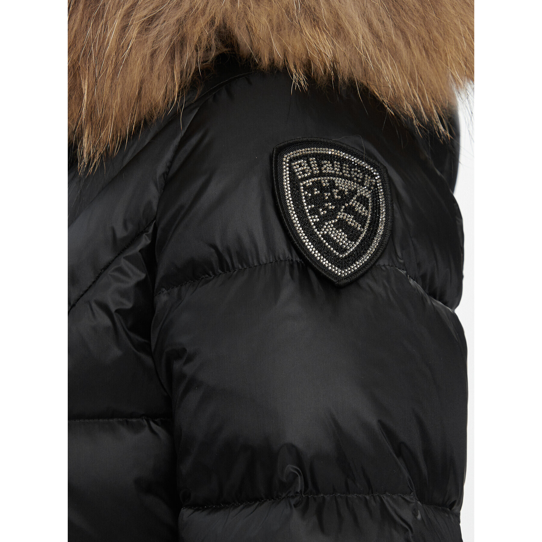 Blauer Пухено яке 23WBLDK03140 Черен Regular Fit - Pepit.bg