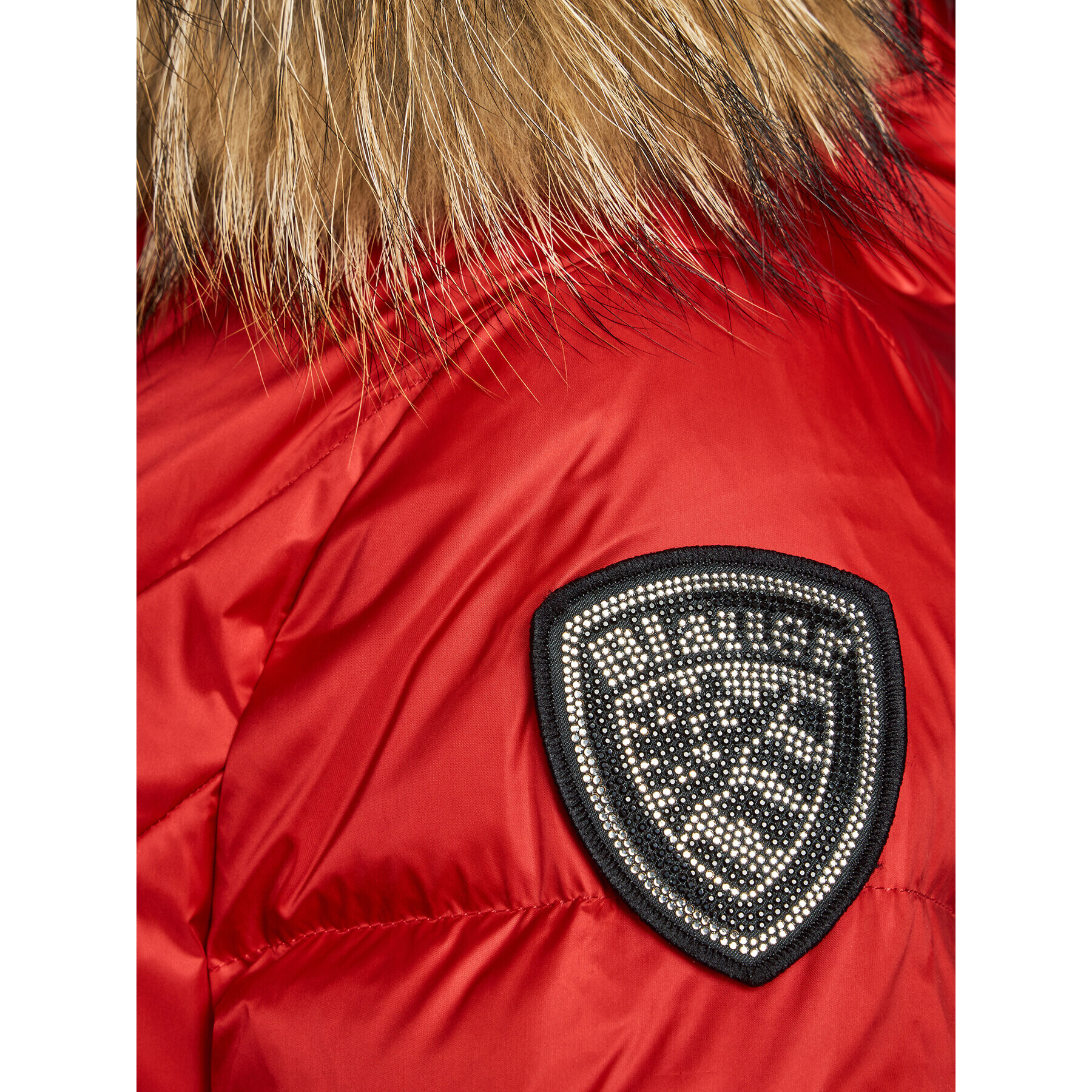 Blauer Пухено яке 23WBLDK03140 Червен Regular Fit - Pepit.bg