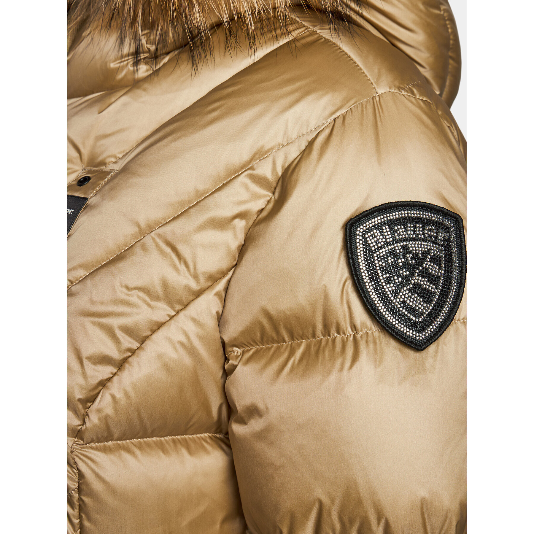 Blauer Пухено яке 23WBLDK03140 Кафяв Regular Fit - Pepit.bg