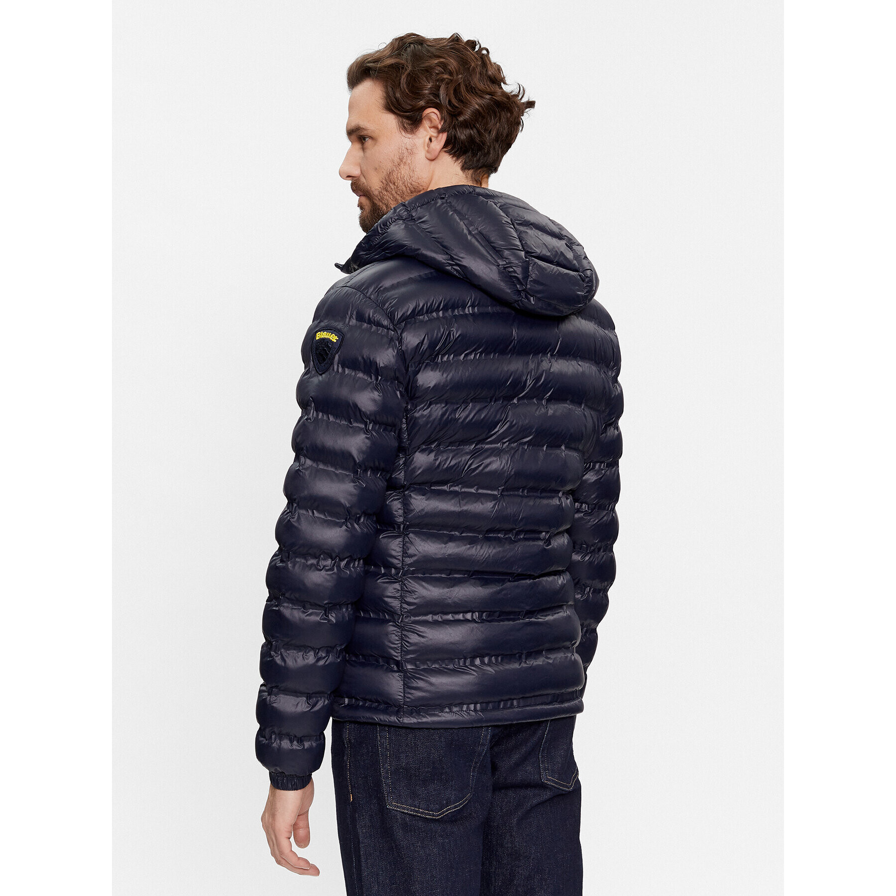 Blauer Пухено яке 23WBLUC02079 Син Regular Fit - Pepit.bg