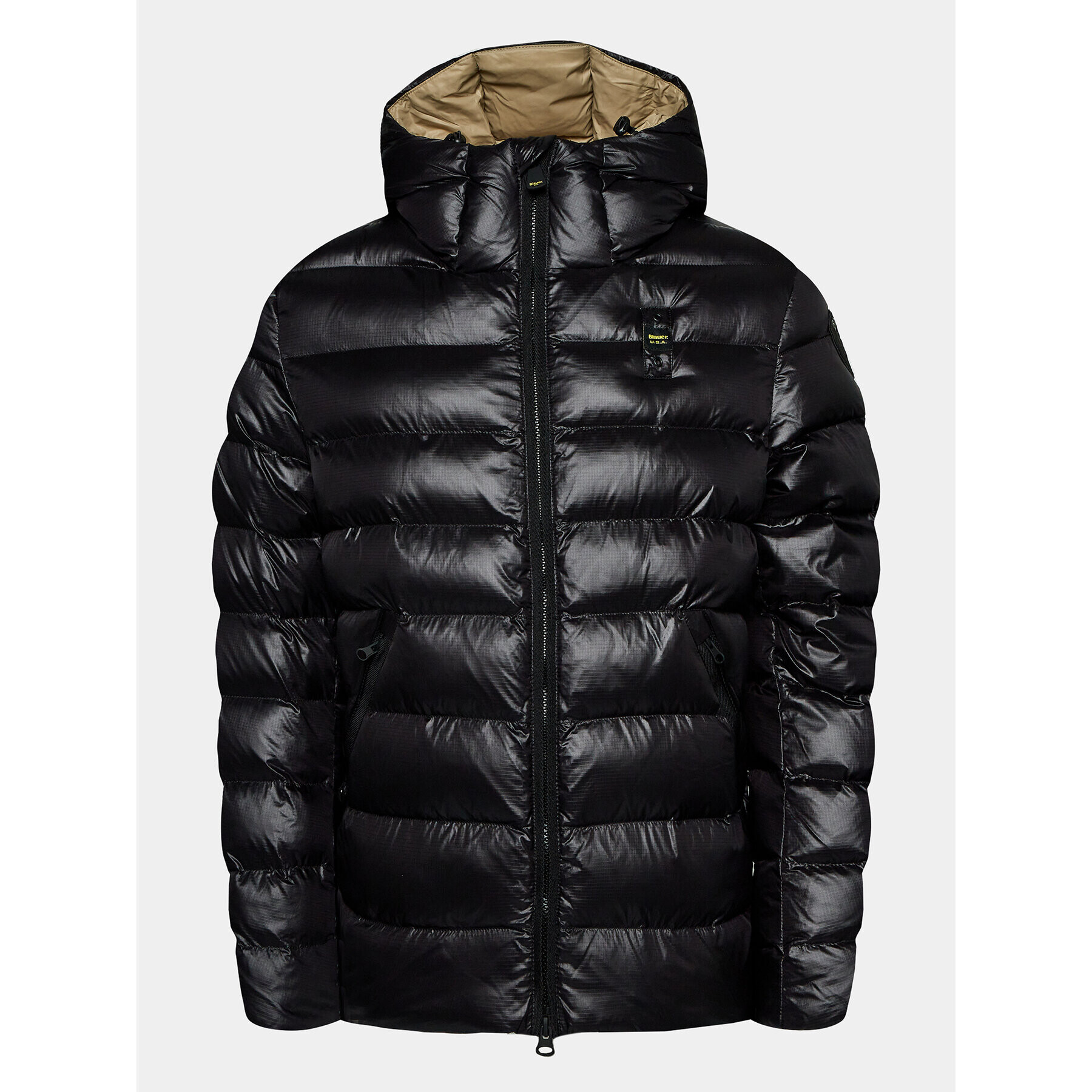 Blauer Пухено яке 23WBLUC02083 Черен Regular Fit - Pepit.bg