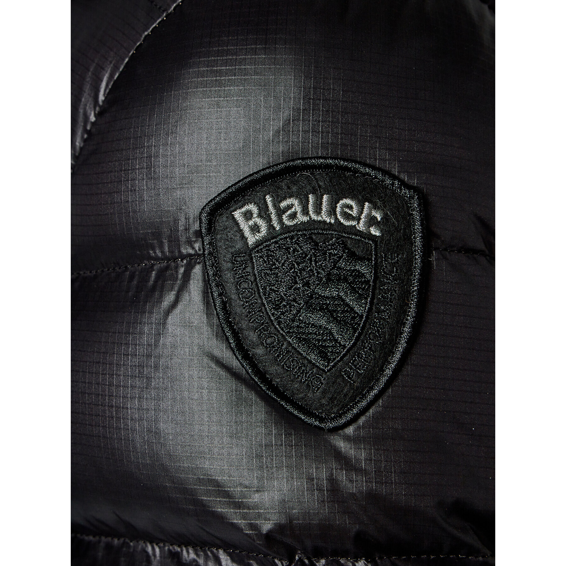 Blauer Пухено яке 23WBLUC02083 Черен Regular Fit - Pepit.bg