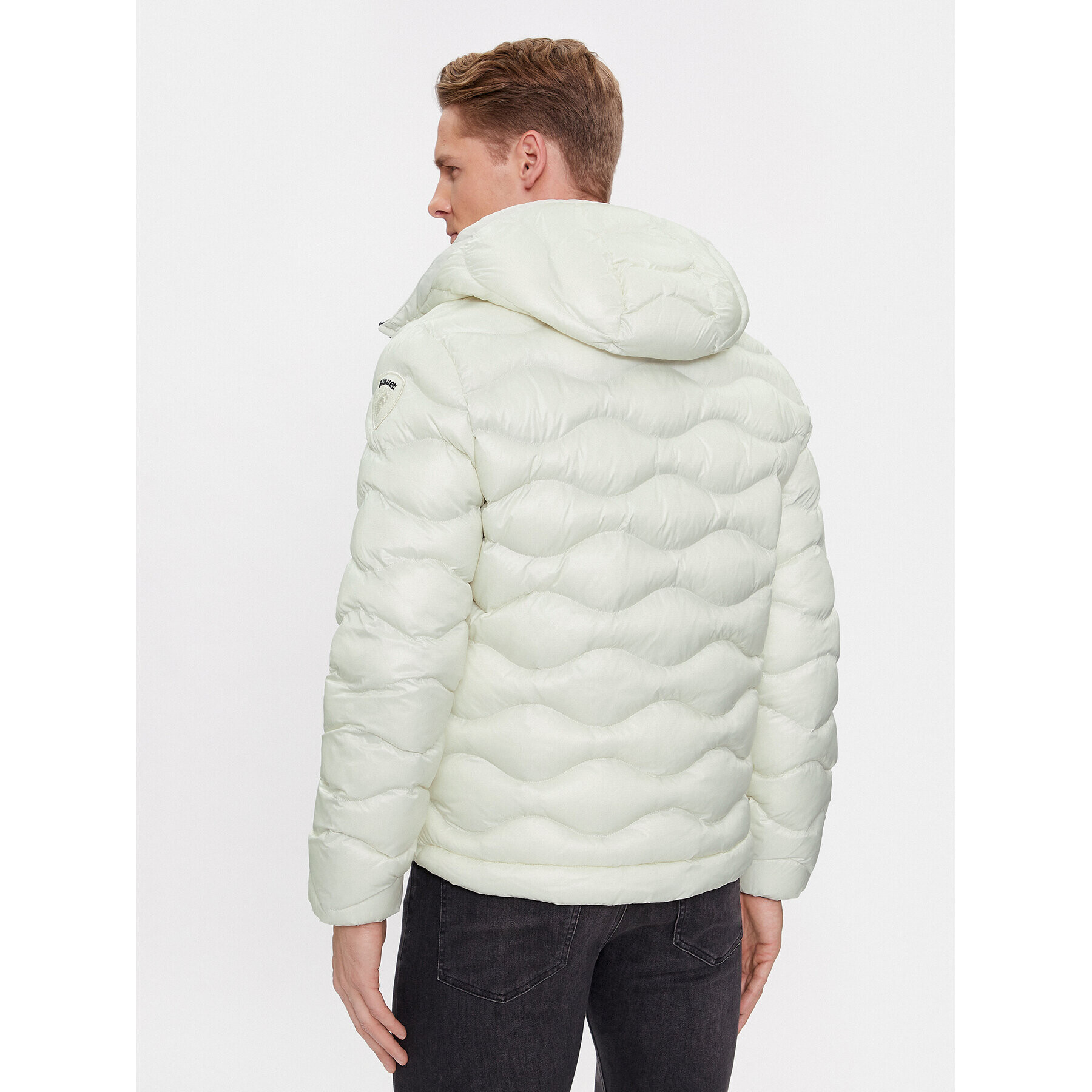 Blauer Пухено яке 23WBLUC02084 Бял Regular Fit - Pepit.bg