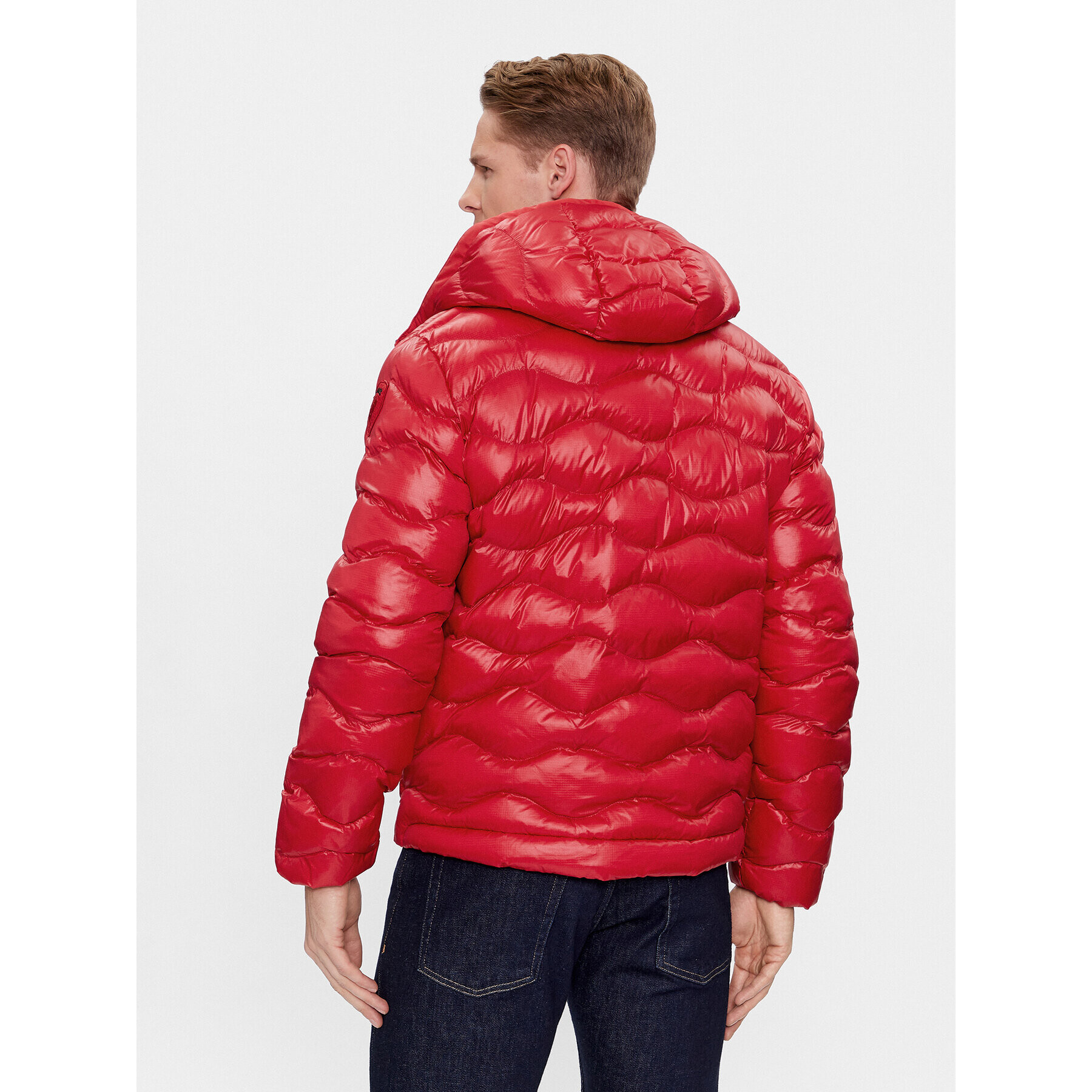 Blauer Пухено яке 23WBLUC02084 Червен Regular Fit - Pepit.bg