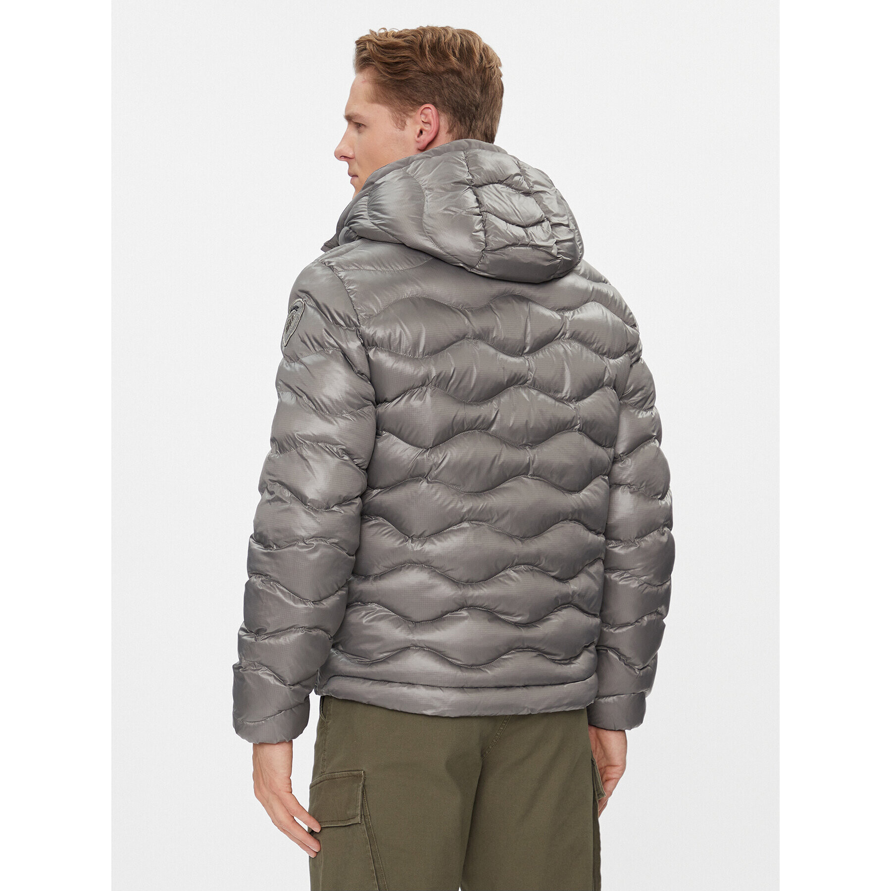 Blauer Пухено яке 23WBLUC02084 Сив Regular Fit - Pepit.bg