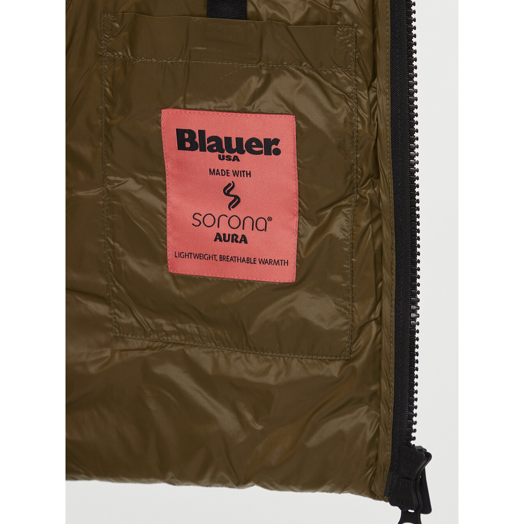 Blauer Пухено яке 23WBLUC02084 Сив Regular Fit - Pepit.bg