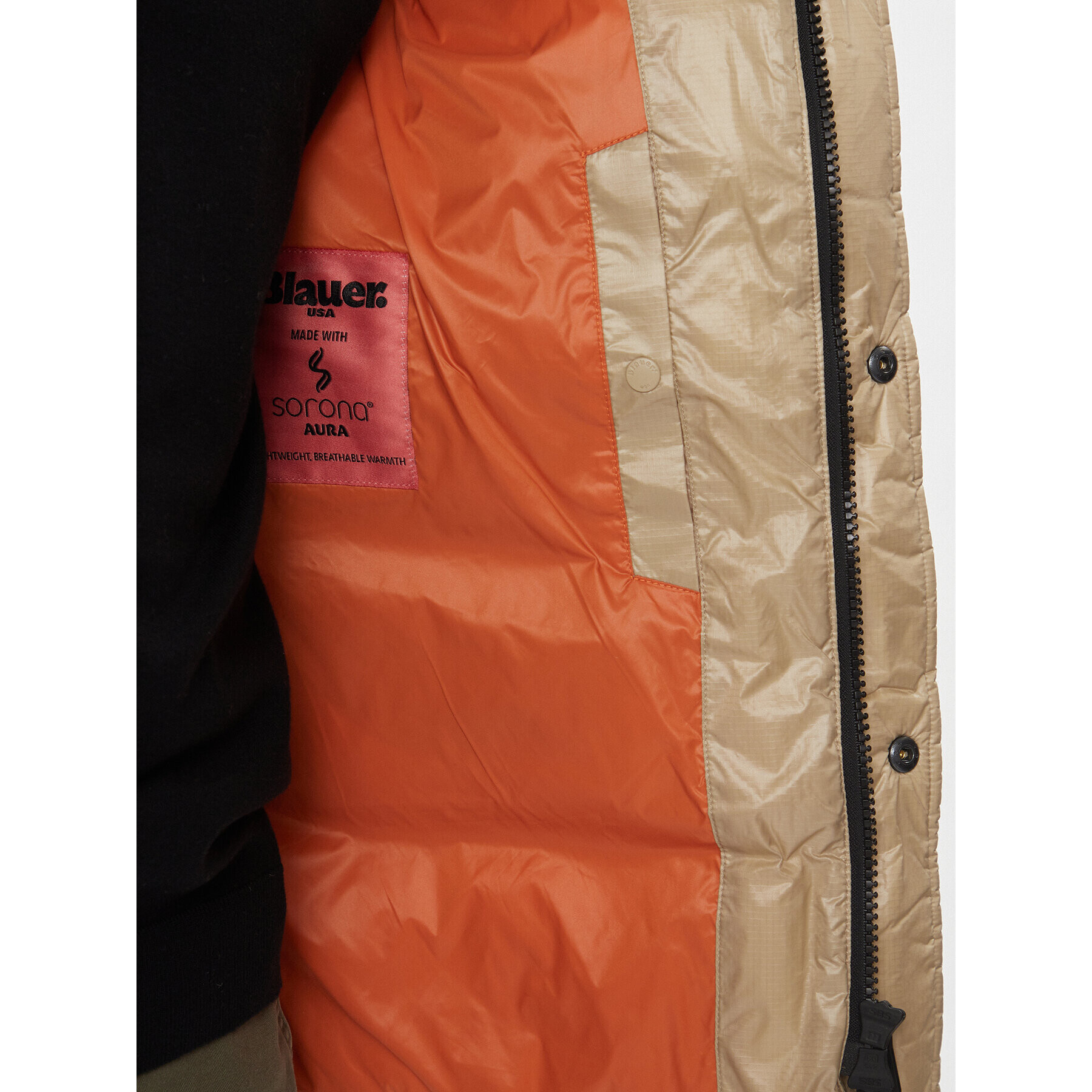 Blauer Пухено яке 23WBLUC02236 Кафяв Regular Fit - Pepit.bg