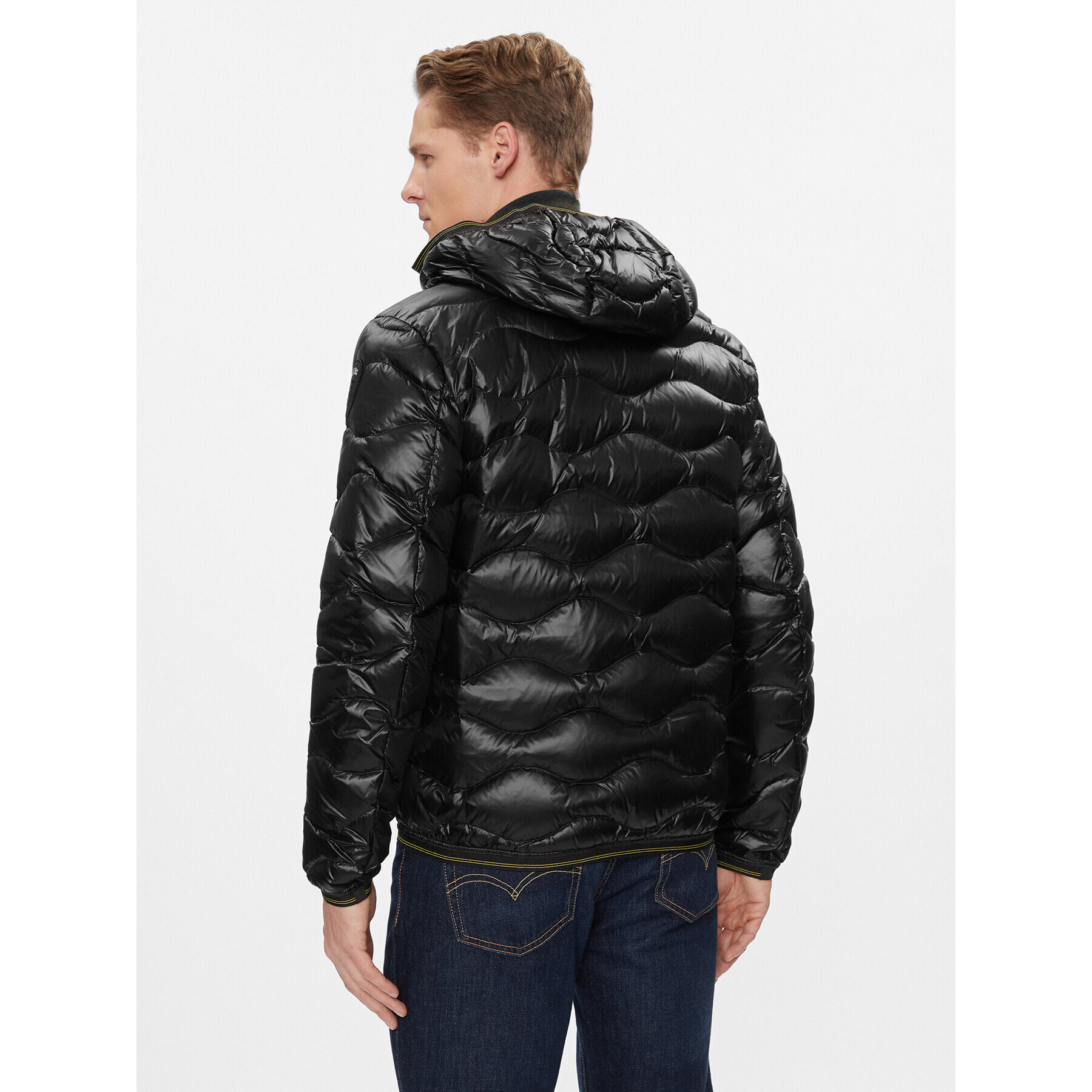 Blauer Пухено яке 23WBLUC03005 Черен Regular Fit - Pepit.bg