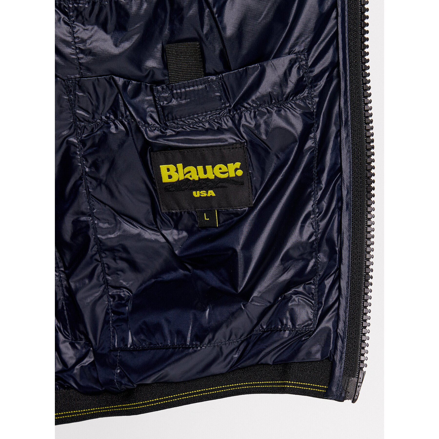 Blauer Пухено яке 23WBLUC03005 Син Regular Fit - Pepit.bg