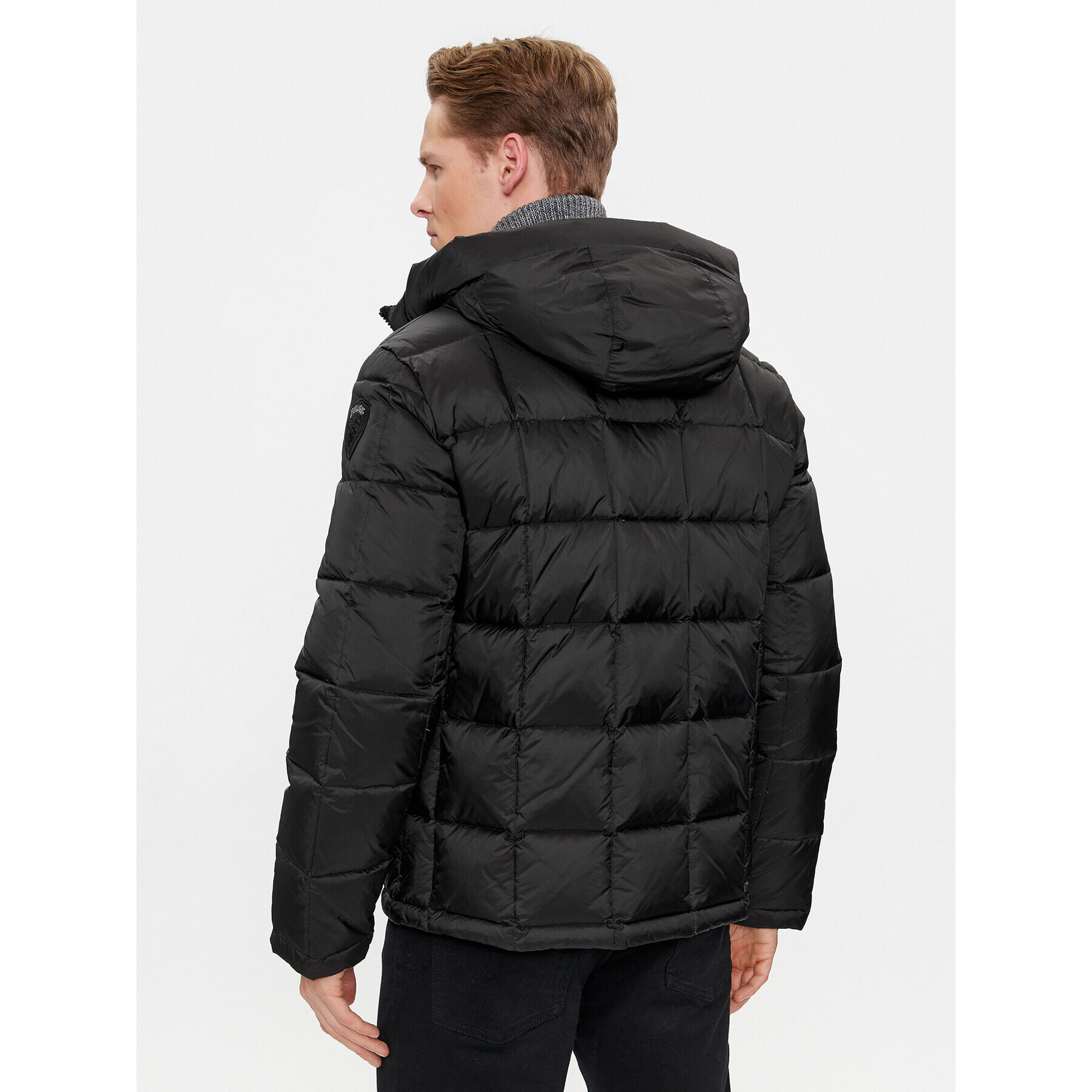 Blauer Пухено яке 23WBLUC03008 Черен Regular Fit - Pepit.bg