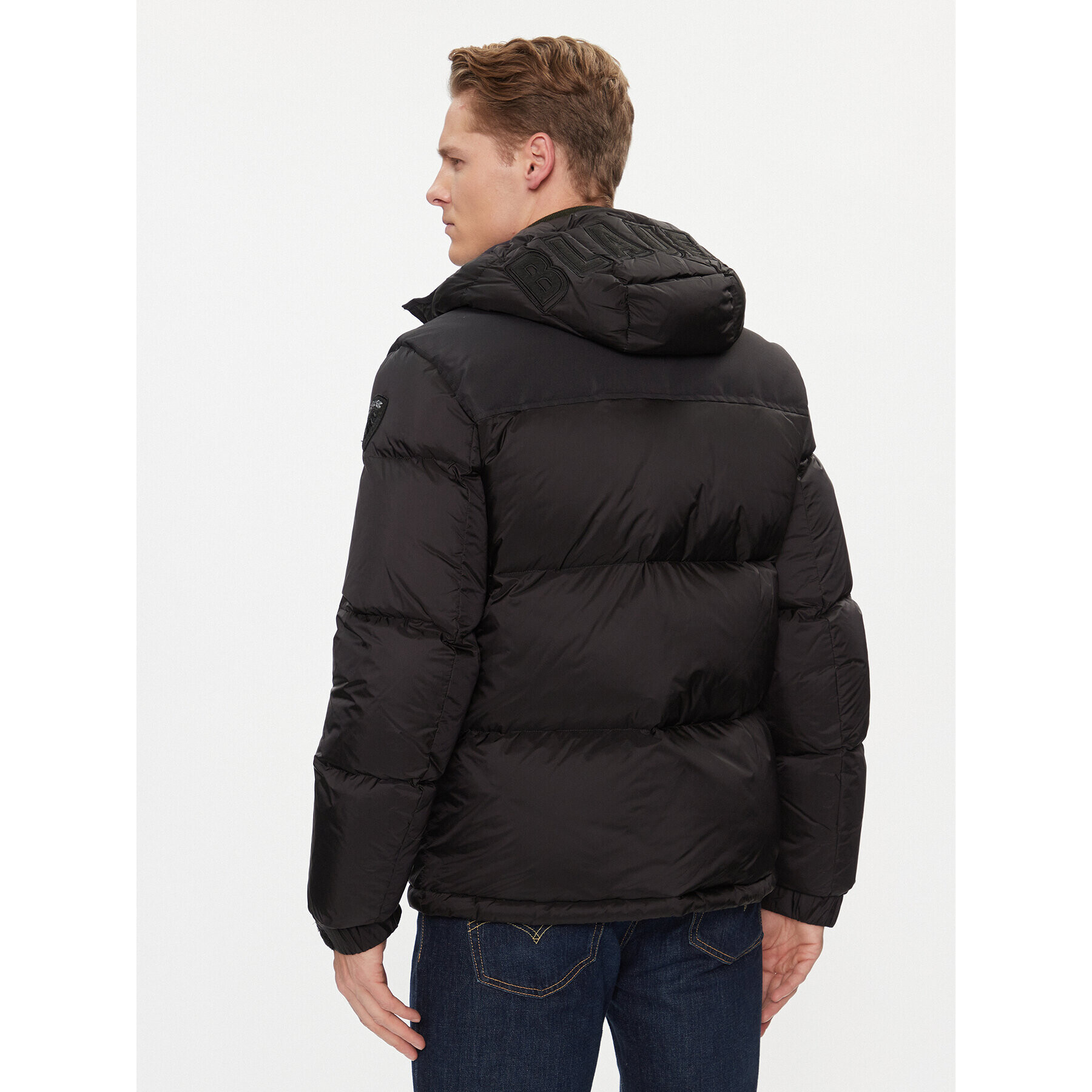Blauer Пухено яке 23WBLUC03010 Черен Regular Fit - Pepit.bg