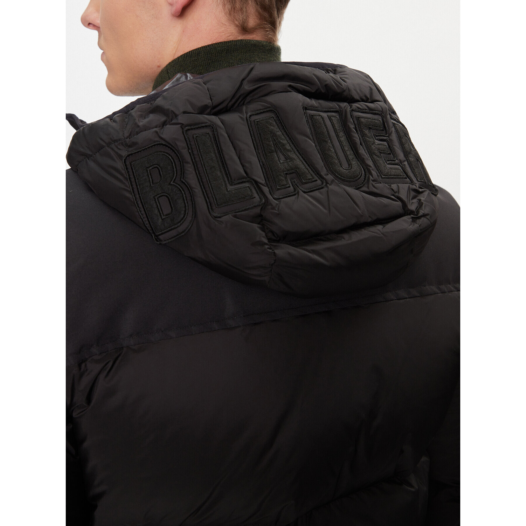 Blauer Пухено яке 23WBLUC03010 Черен Regular Fit - Pepit.bg