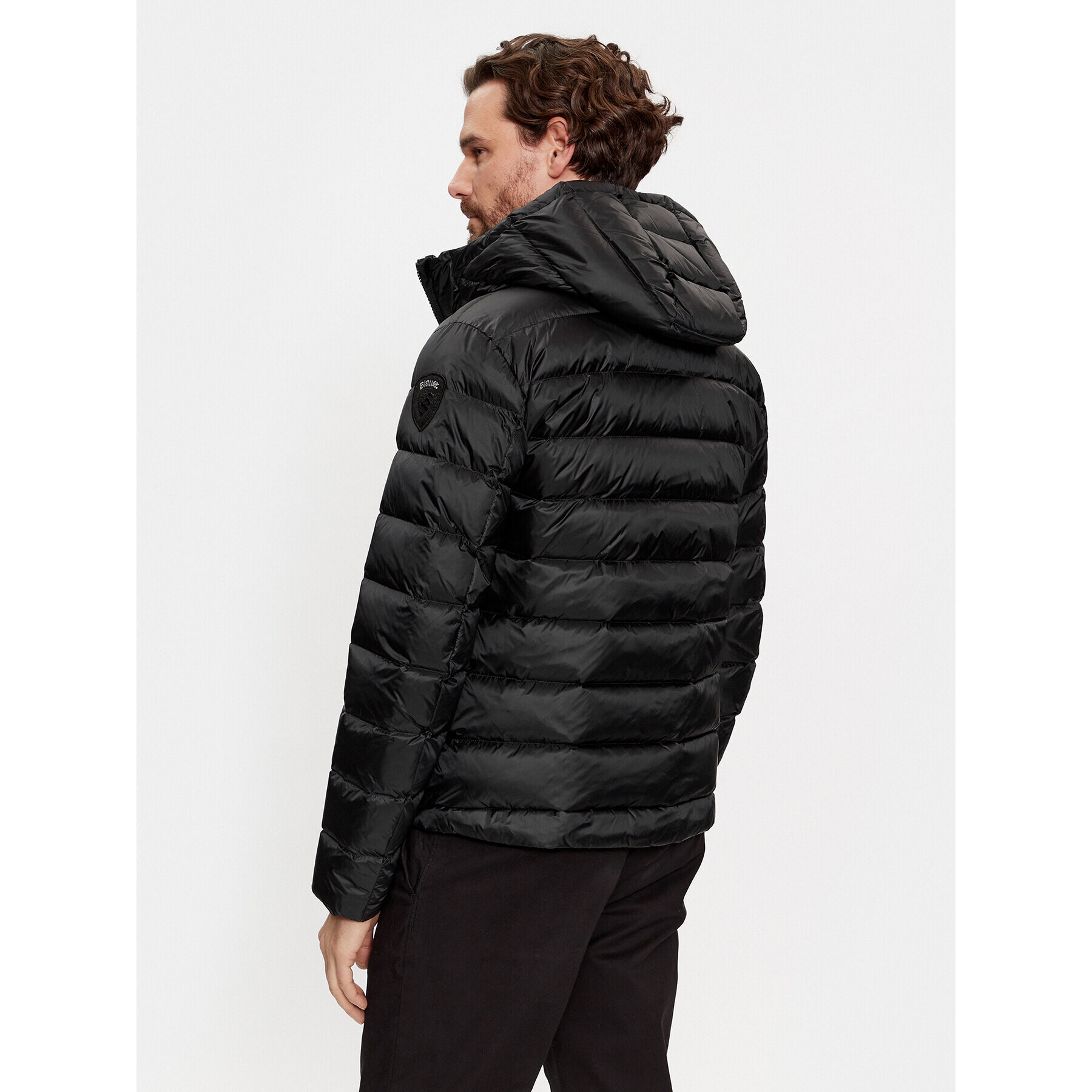 Blauer Пухено яке 23WBLUC03075 Черен Regular Fit - Pepit.bg