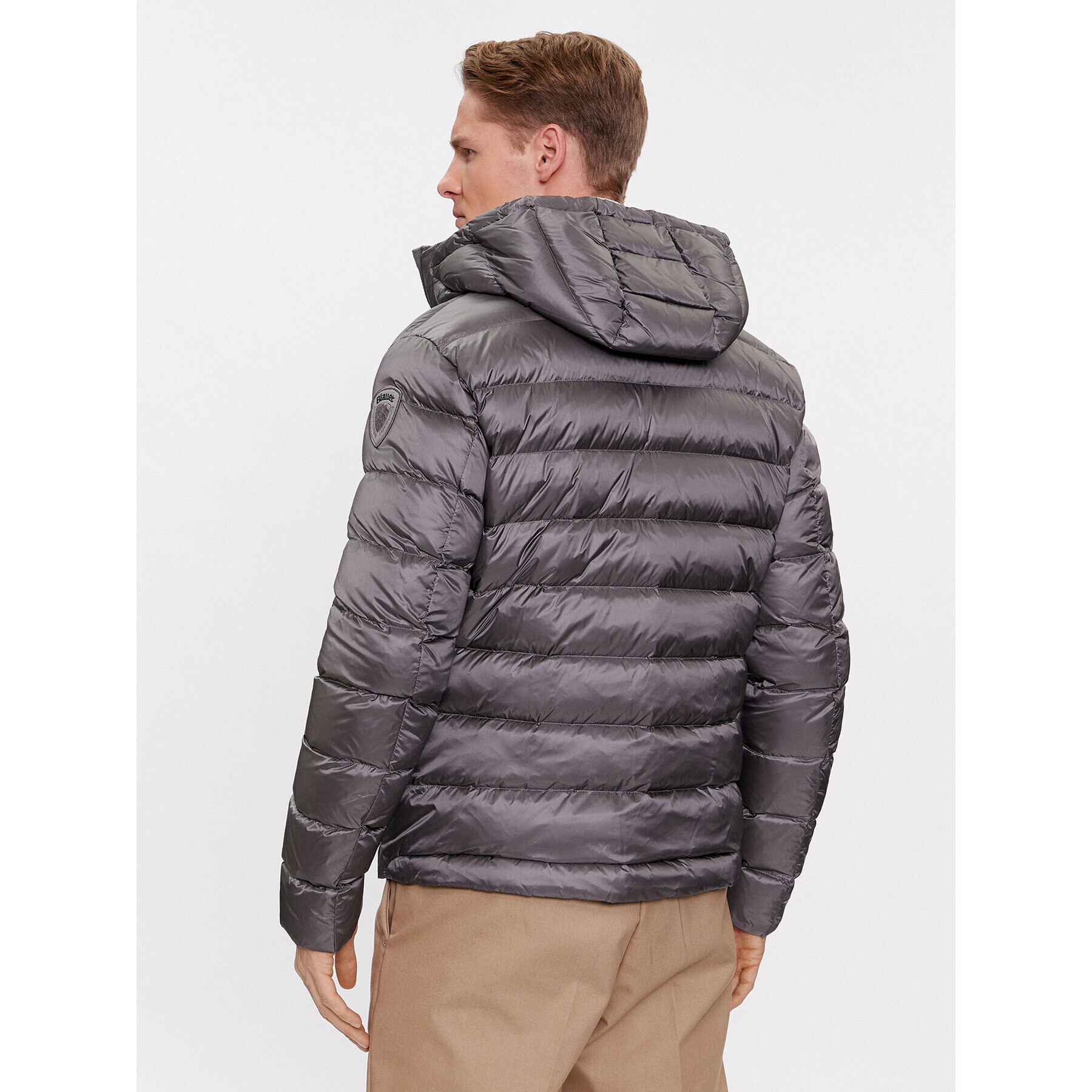 Blauer Пухено яке 23WBLUC03075 Сив Regular Fit - Pepit.bg