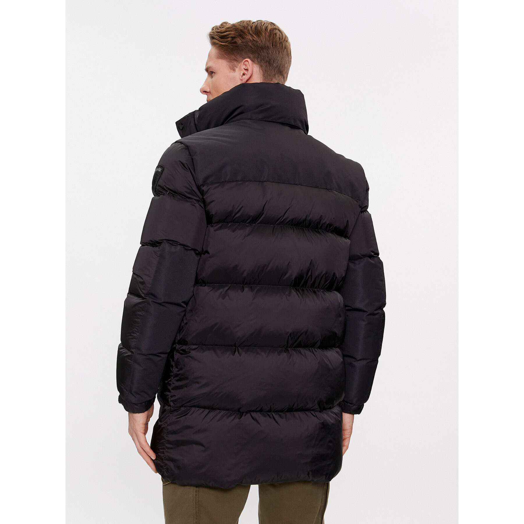 Blauer Пухено яке 23WBLUK03009 Черен Regular Fit - Pepit.bg