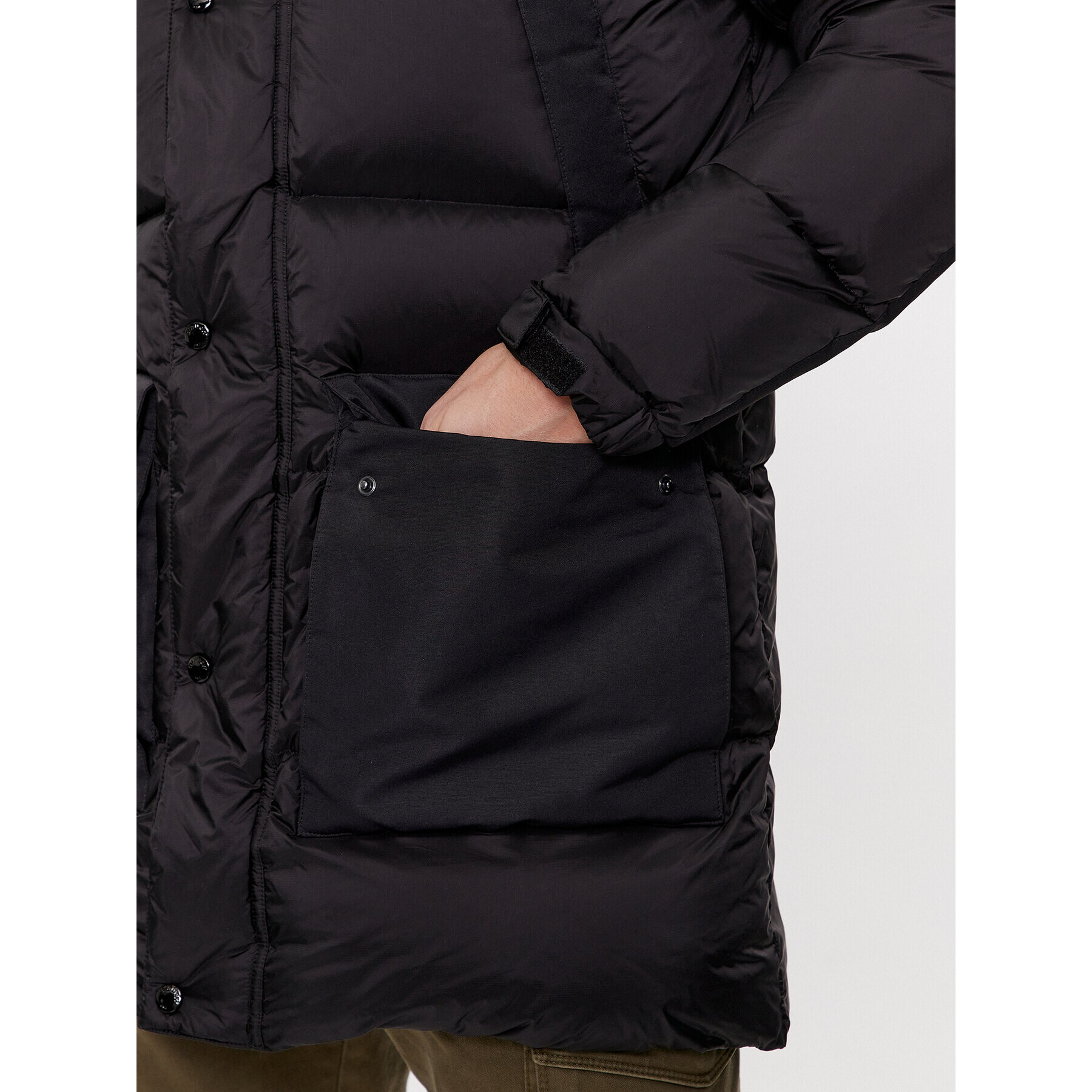 Blauer Пухено яке 23WBLUK03009 Черен Regular Fit - Pepit.bg