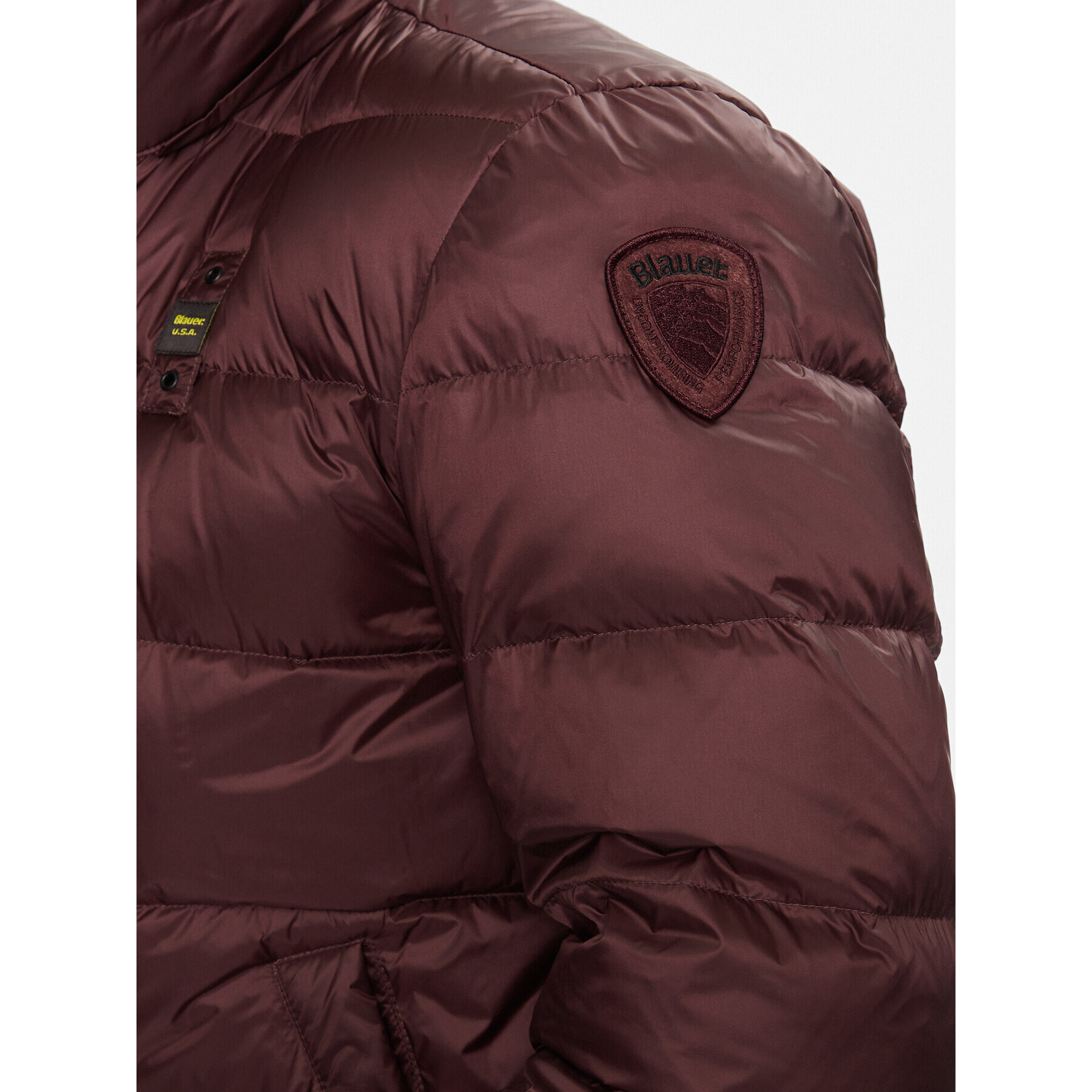 Blauer Пухено яке 23WBLUK03077 Кафяв Regular Fit - Pepit.bg