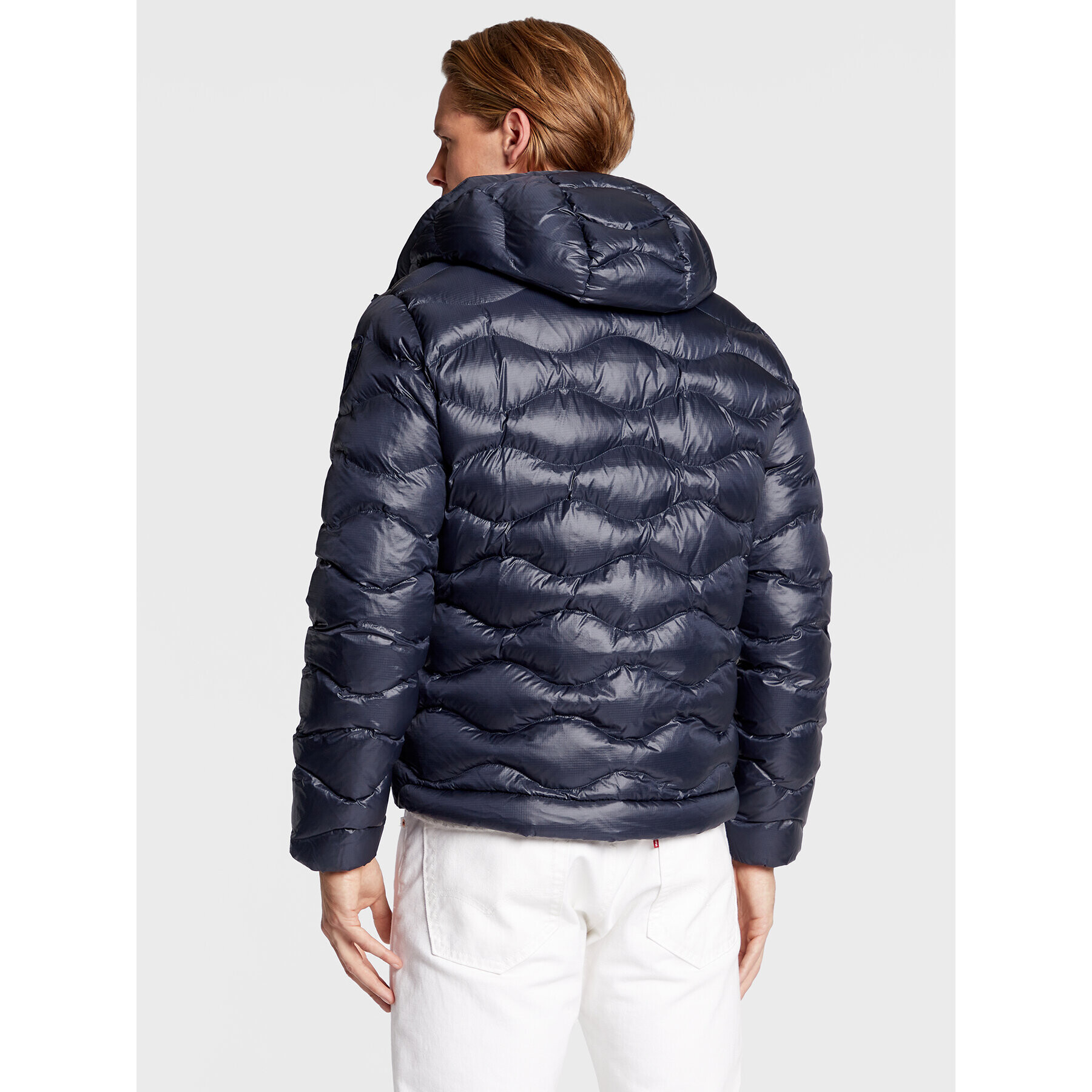 Blauer Пухено яке Andy BLUC02143 005958 Тъмносин Regular Fit - Pepit.bg