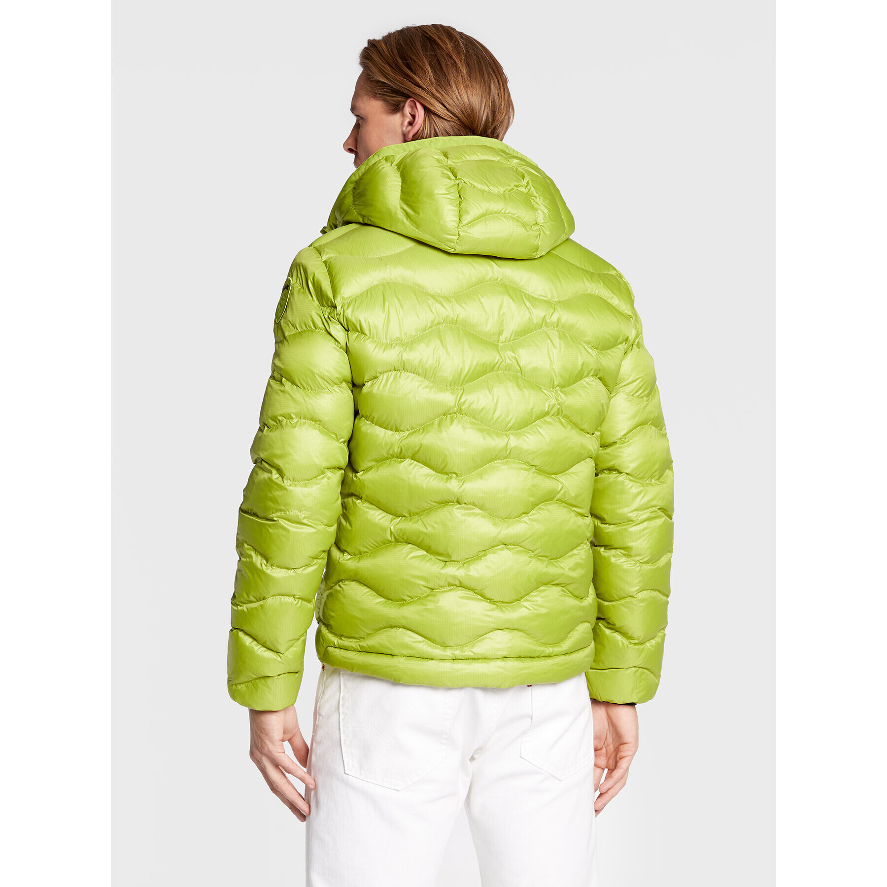 Blauer Пухено яке Andy BLUC02143 005958 Зелен Regular Fit - Pepit.bg