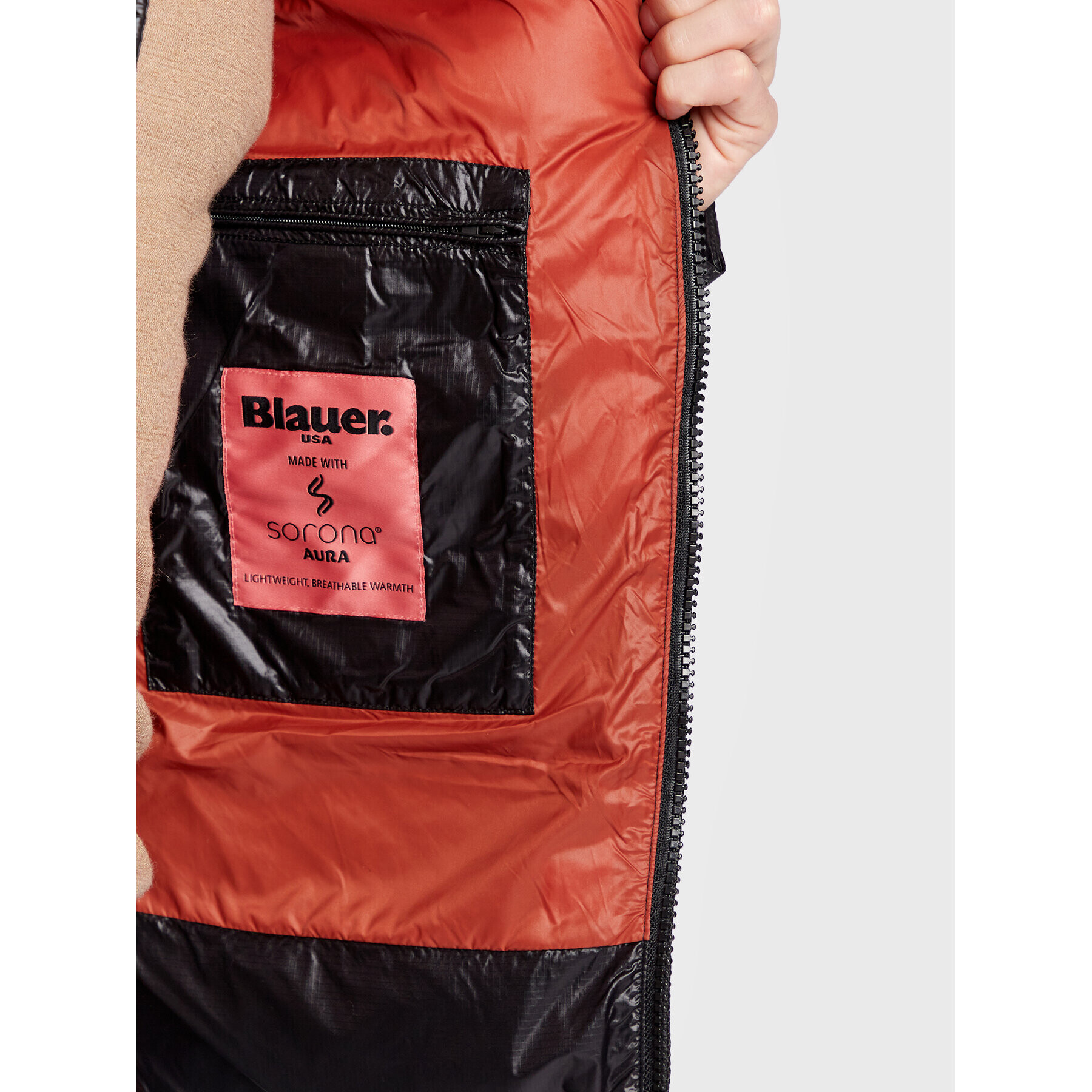 Blauer Пухено яке BLUC02142 005958 Черен Regular Fit - Pepit.bg