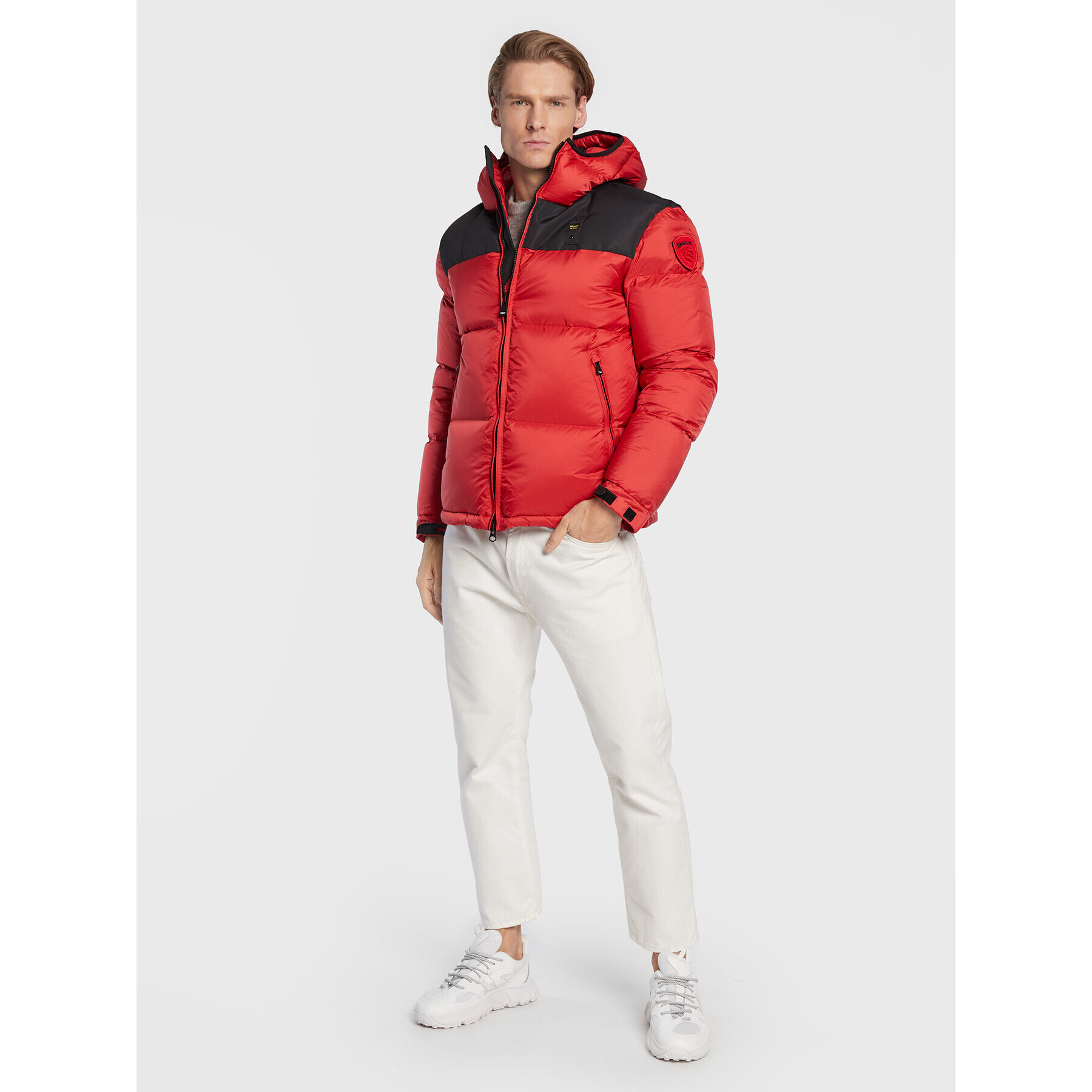 Blauer Пухено яке BLUC03173 Червен Regular Fit - Pepit.bg