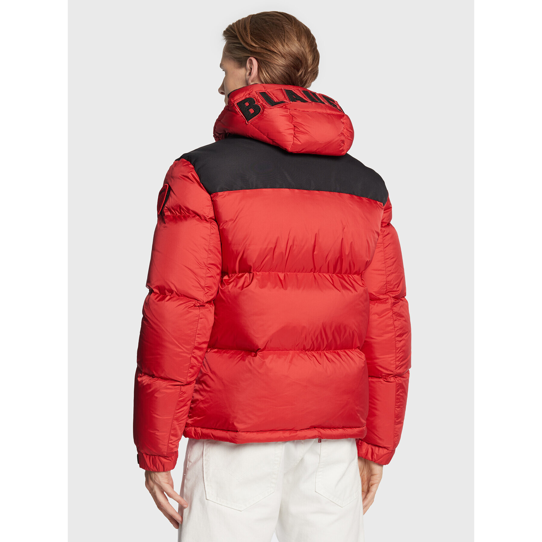 Blauer Пухено яке BLUC03173 Червен Regular Fit - Pepit.bg