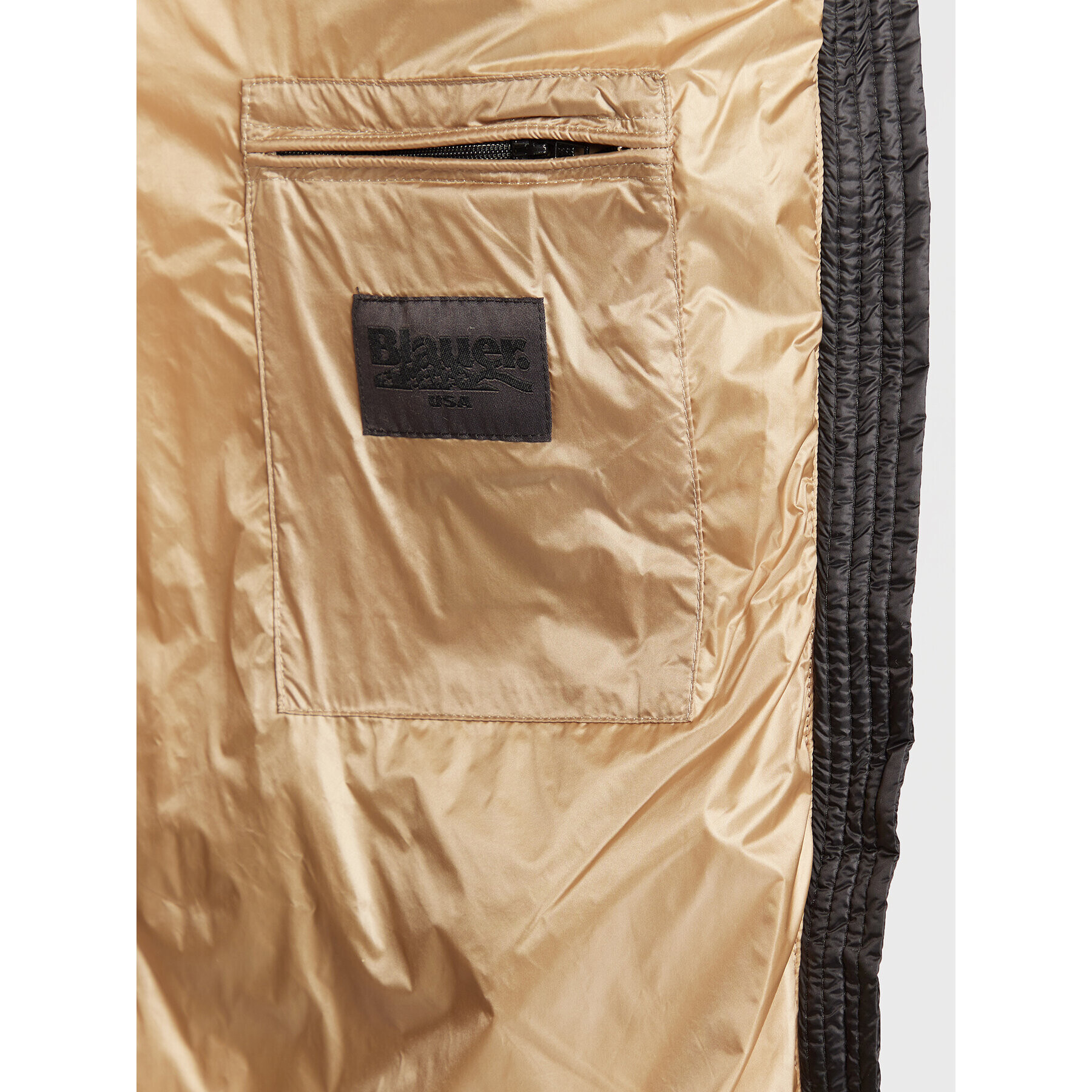 Blauer Пухено яке Brandy BLDK03215 006047 Черен Regular Fit - Pepit.bg