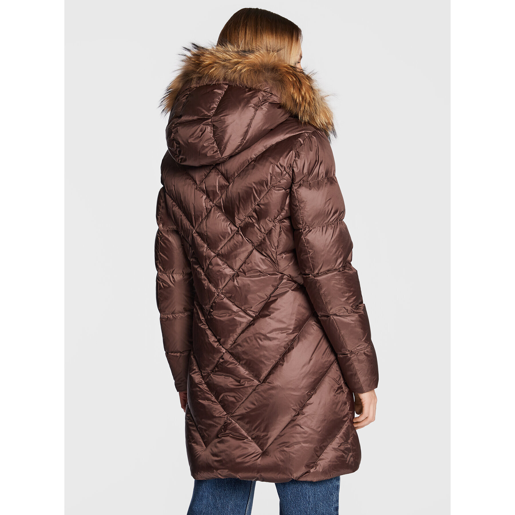 Blauer Пухено яке Brandy BLDK03215 006047 Кафяв Regular Fit - Pepit.bg