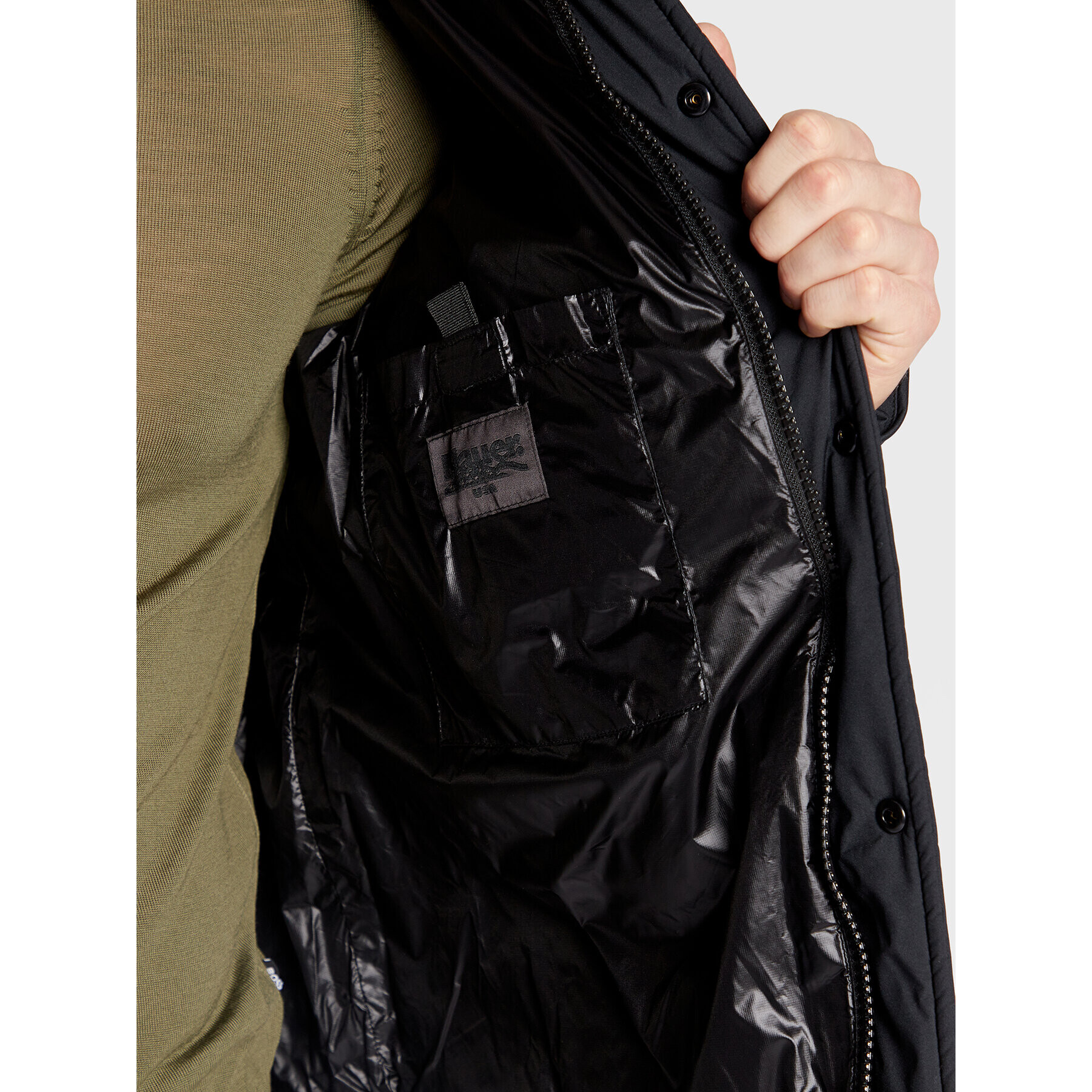 Blauer Пухено яке Eduardo BLUC03056 006355 Черен Regular Fit - Pepit.bg