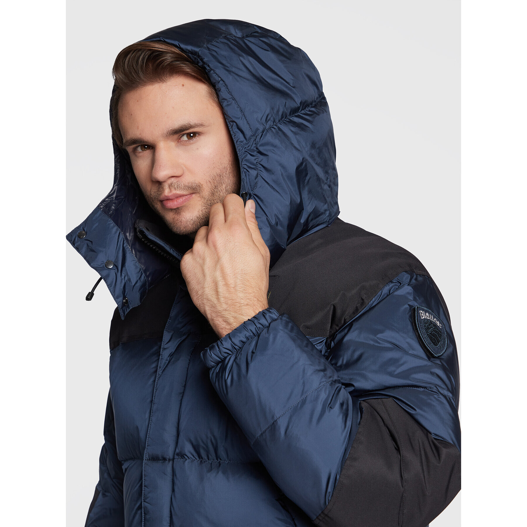 Blauer Пухено яке Emerson BLUC03217 006365 Тъмносин Regular Fit - Pepit.bg