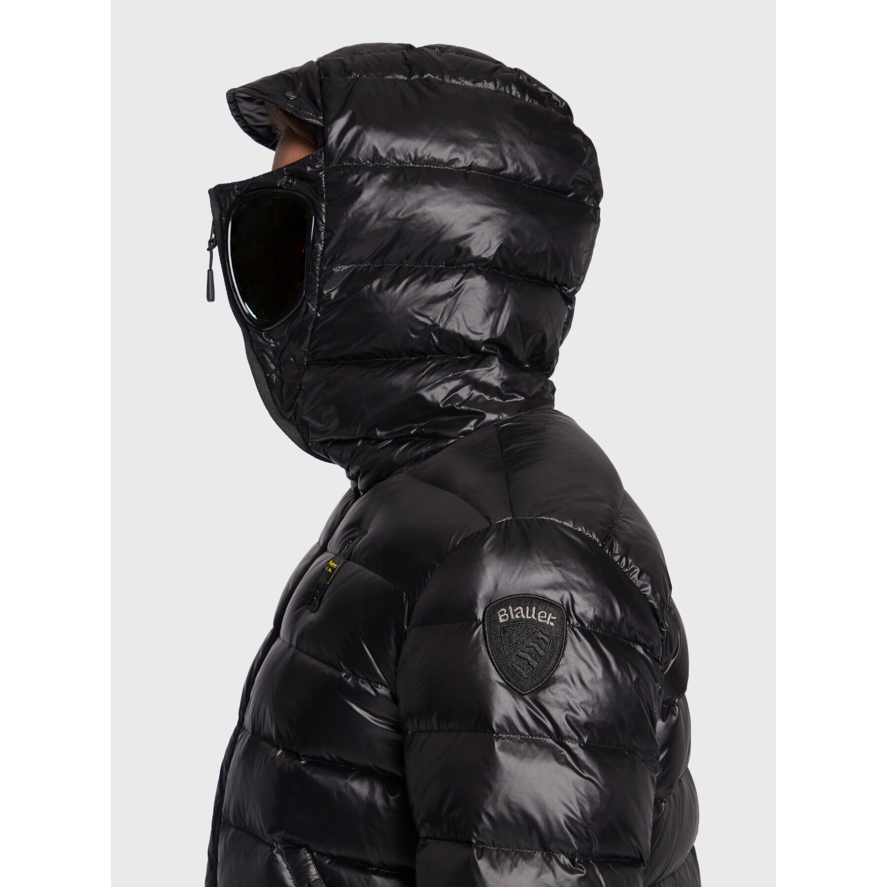 Blauer Пухено яке Enrique BLUC03128 006360 Черен Regular Fit - Pepit.bg