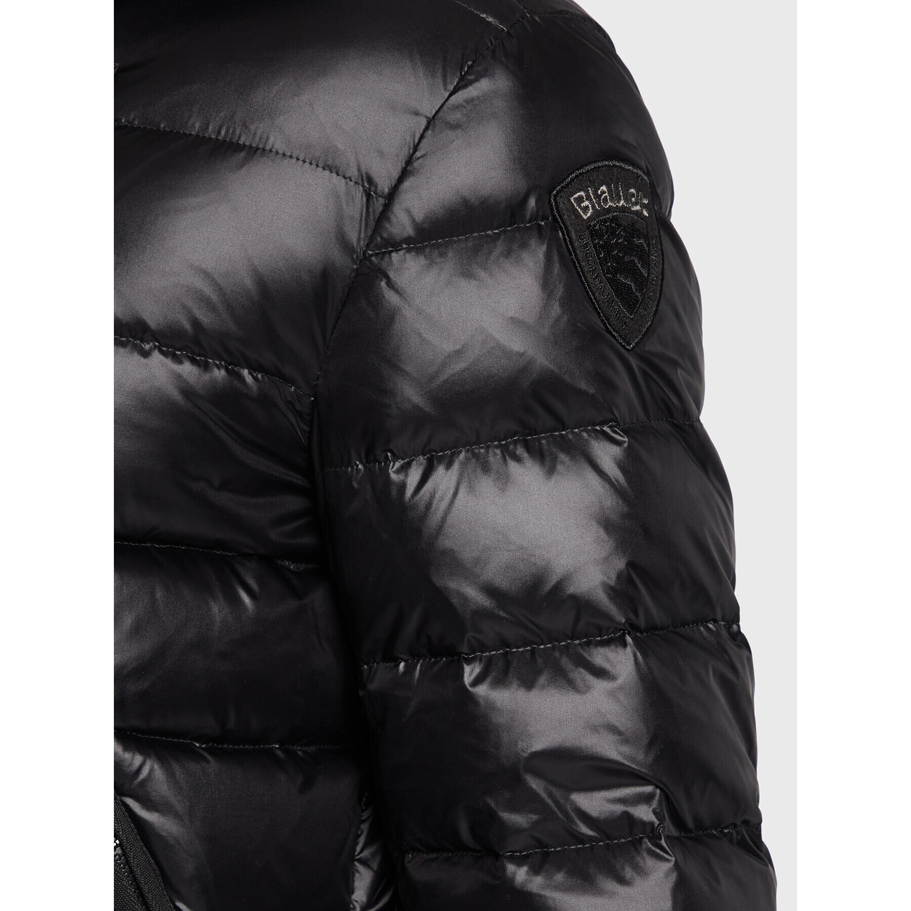 Blauer Пухено яке Enrique BLUC03128 006360 Черен Regular Fit - Pepit.bg