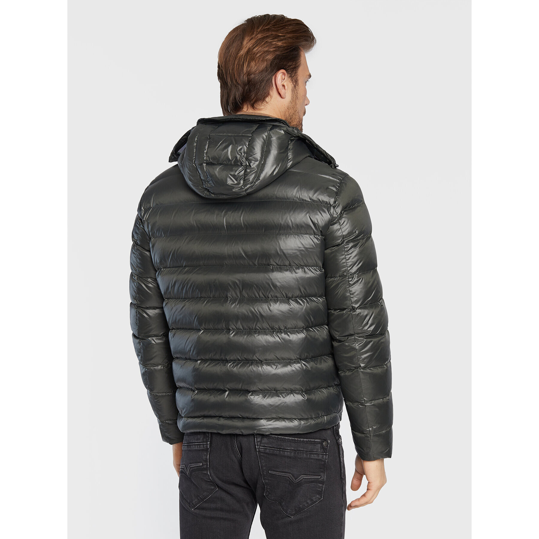 Blauer Пухено яке Enrique BLUC03128 006360 Зелен Regular Fit - Pepit.bg