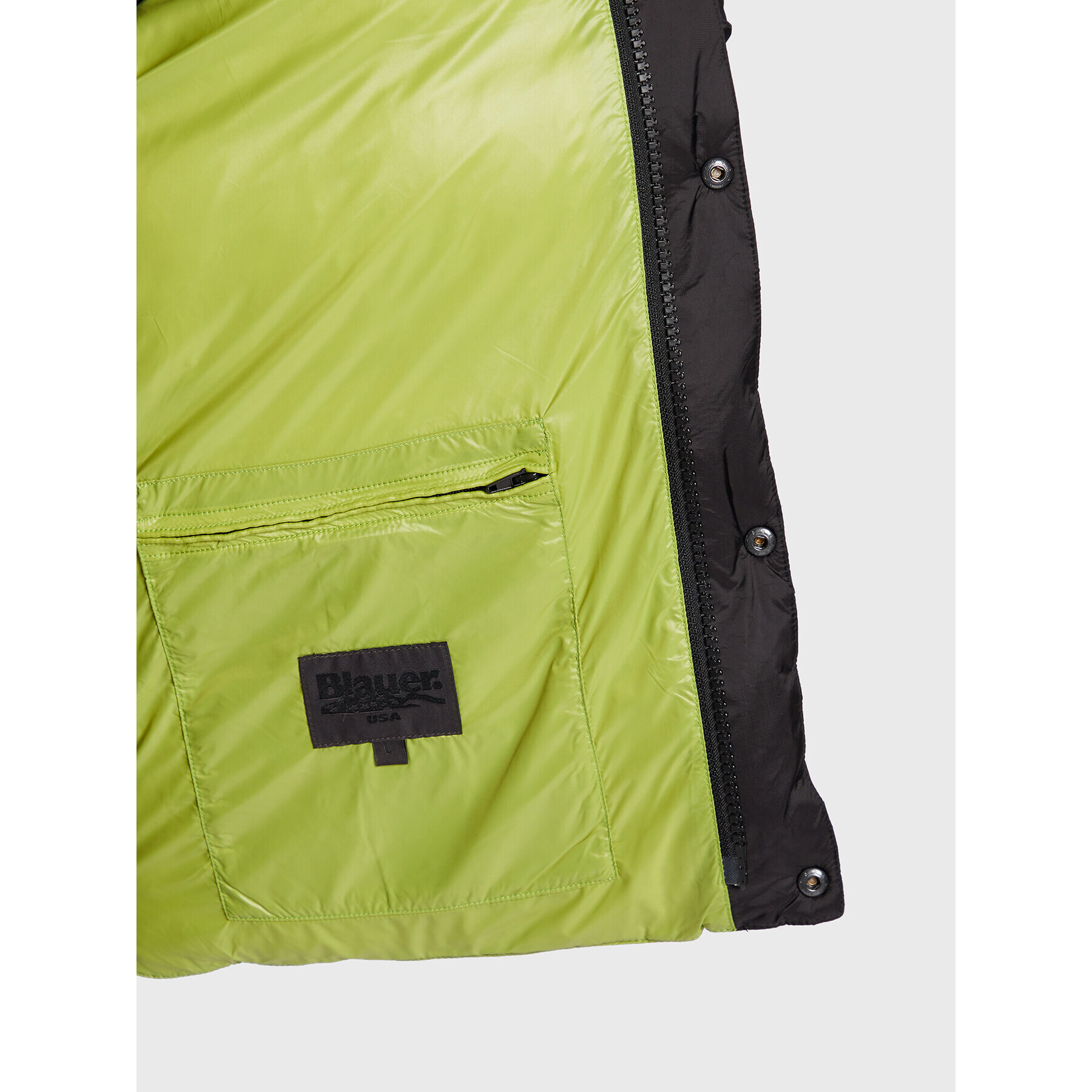 Blauer Пухено яке Fletcher BLUC03219 006365 Черен Regular Fit - Pepit.bg